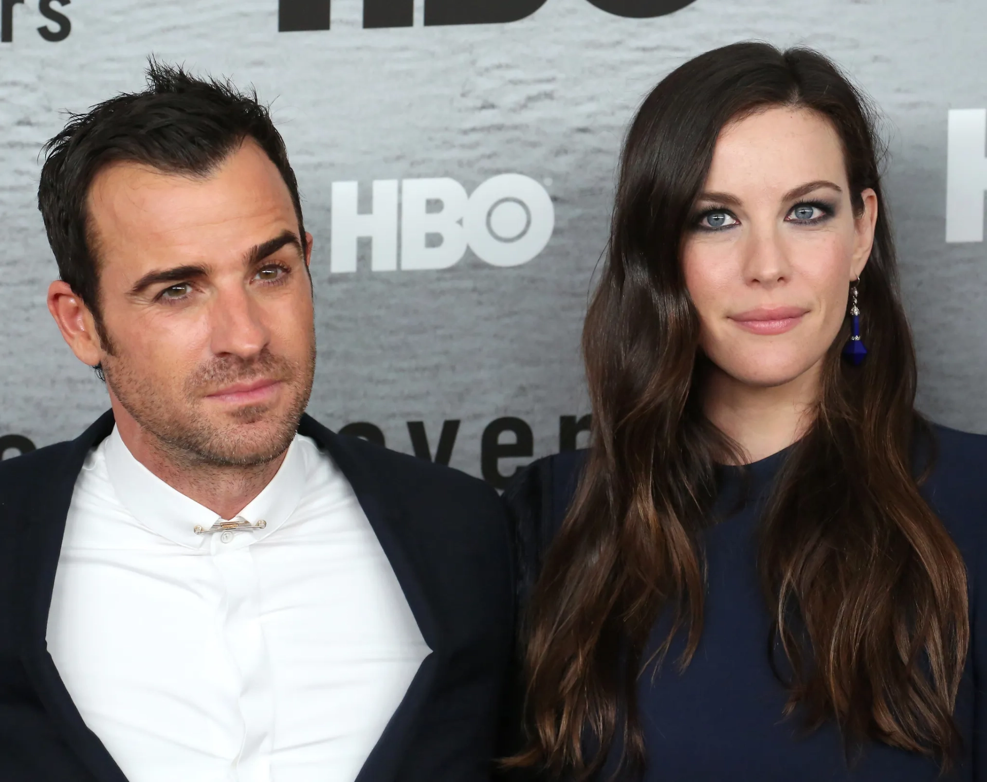 Liv Tyler and Justin Theroux at an event for The Leftovers (2014)