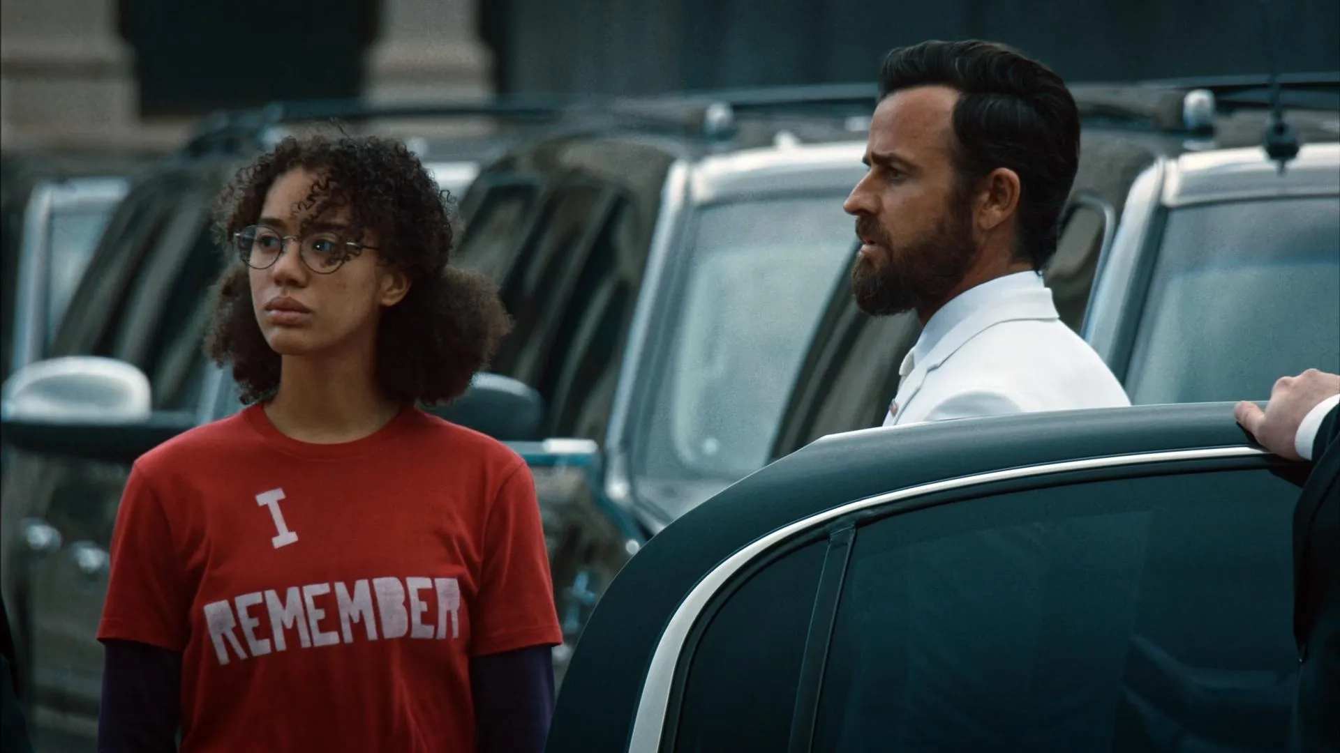 Justin Theroux and Jasmin Savoy Brown in The Leftovers (2014)