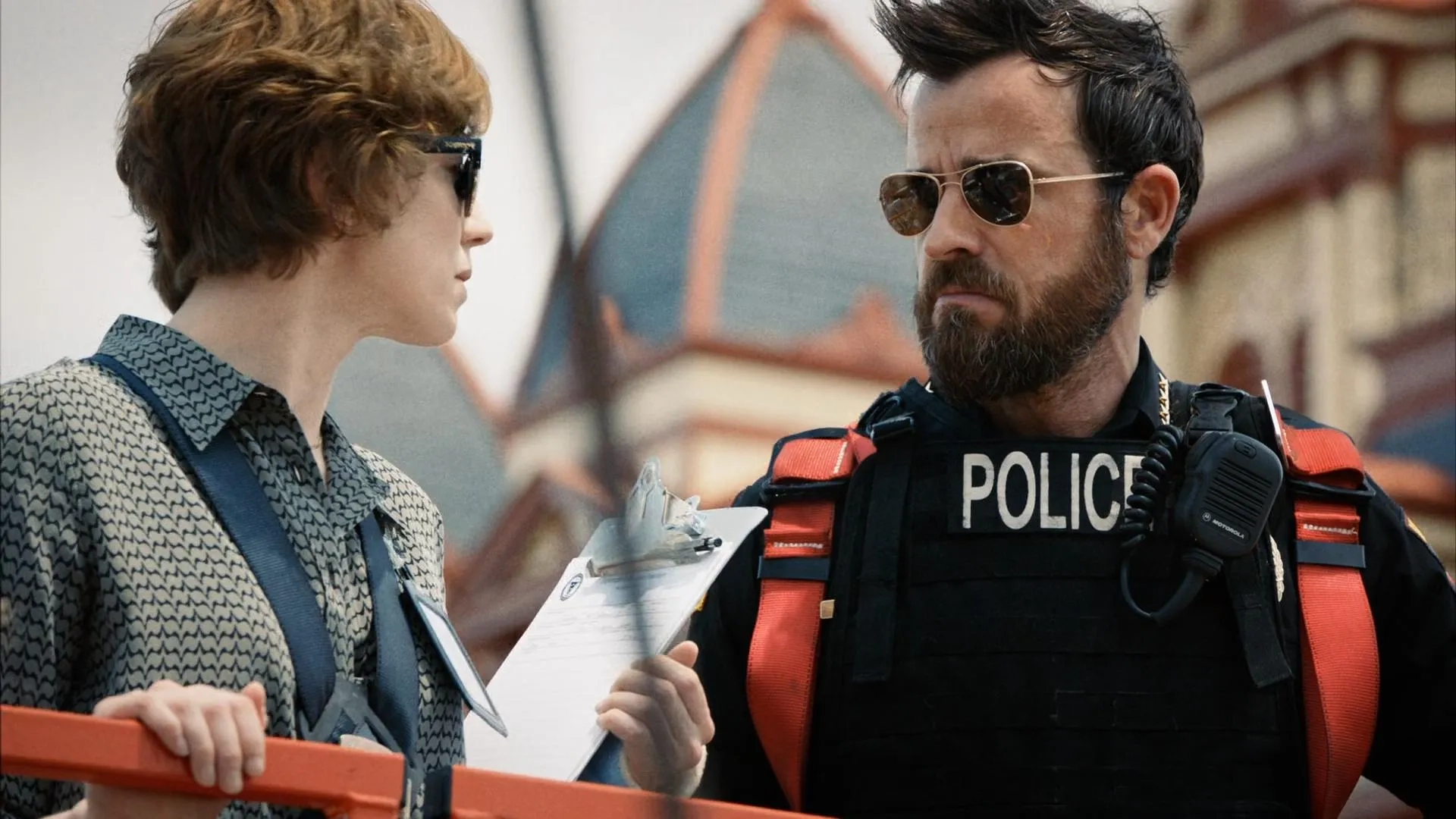 Justin Theroux and Carrie Coon in The Leftovers (2014)