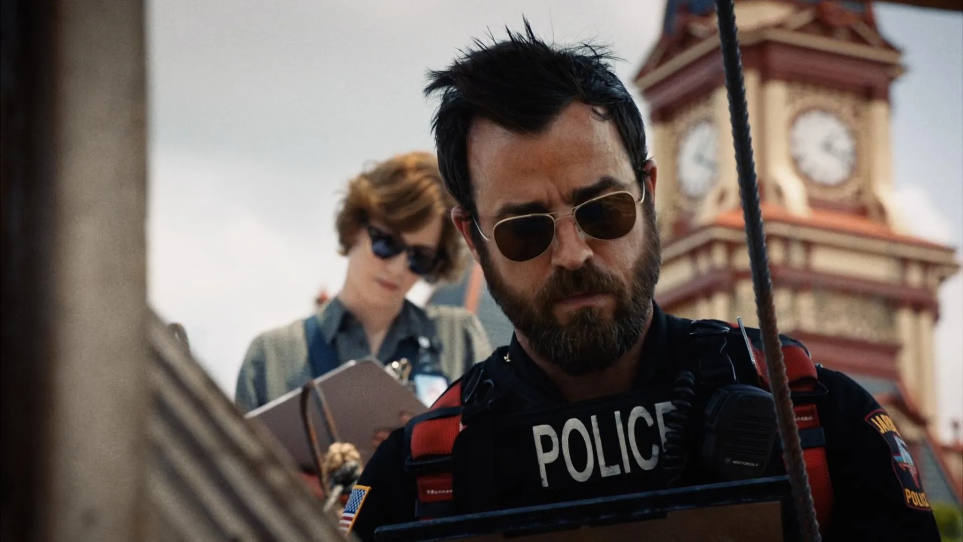 Justin Theroux and Carrie Coon in The Leftovers (2014)