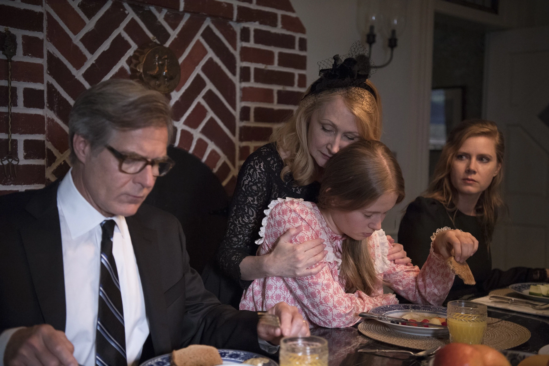 Henry Czerny, Amy Adams, Patricia Clarkson, and Eliza Scanlen in Sharp Objects (2018)