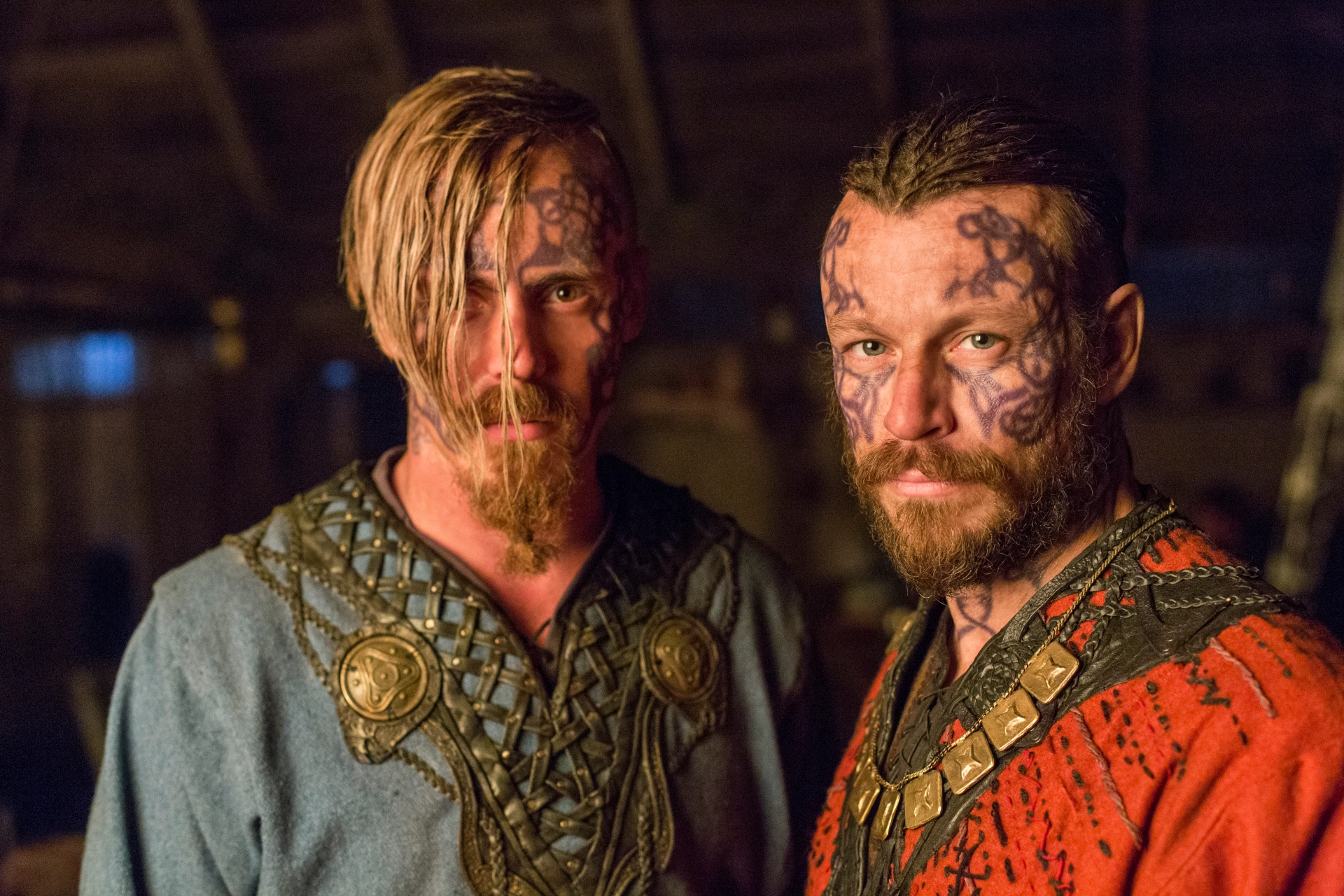 Peter Franzén and Jasper Pääkkönen in Vikings (2013)