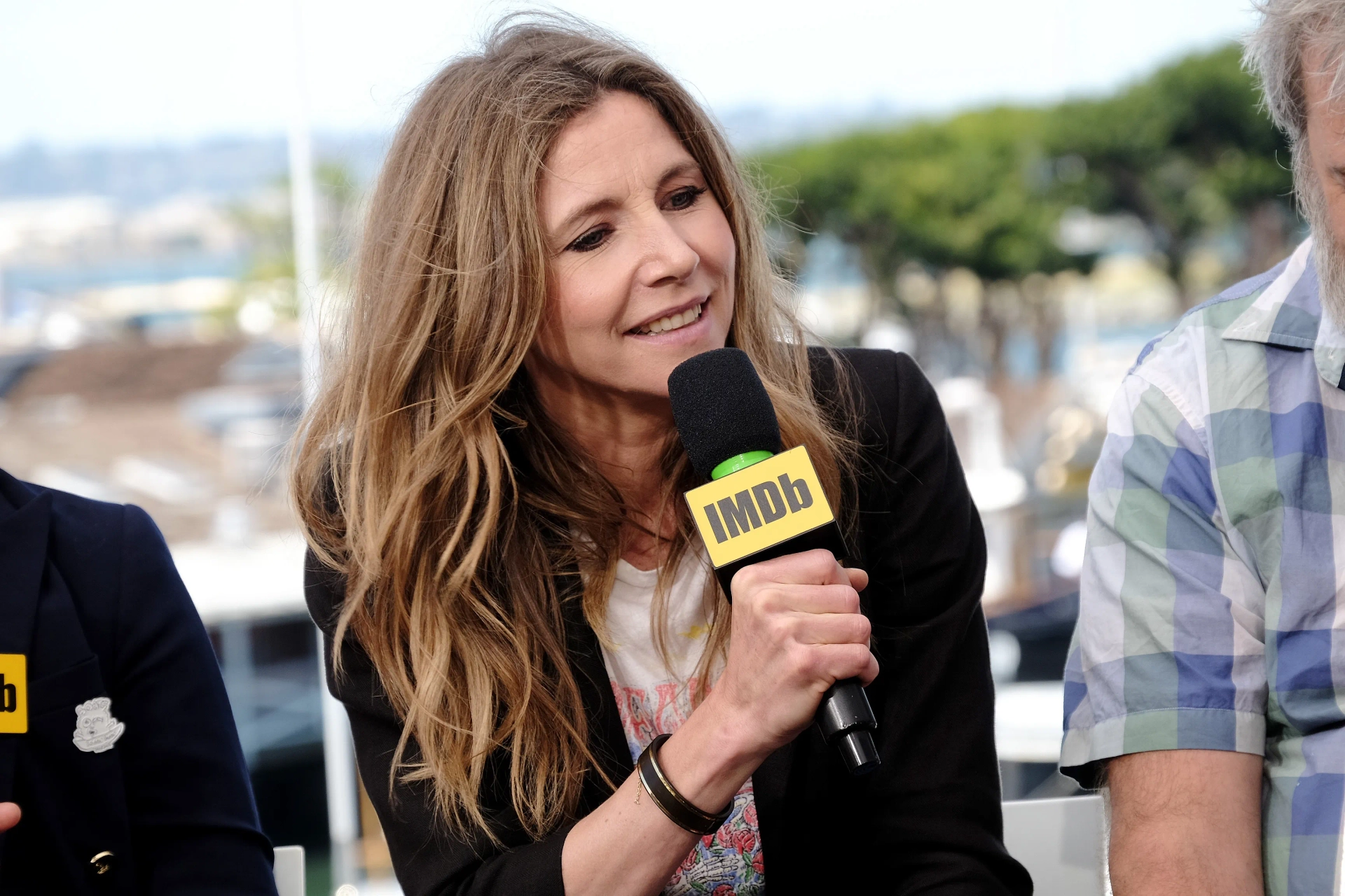 Sarah Chalke at an event for Rick and Morty (2013)
