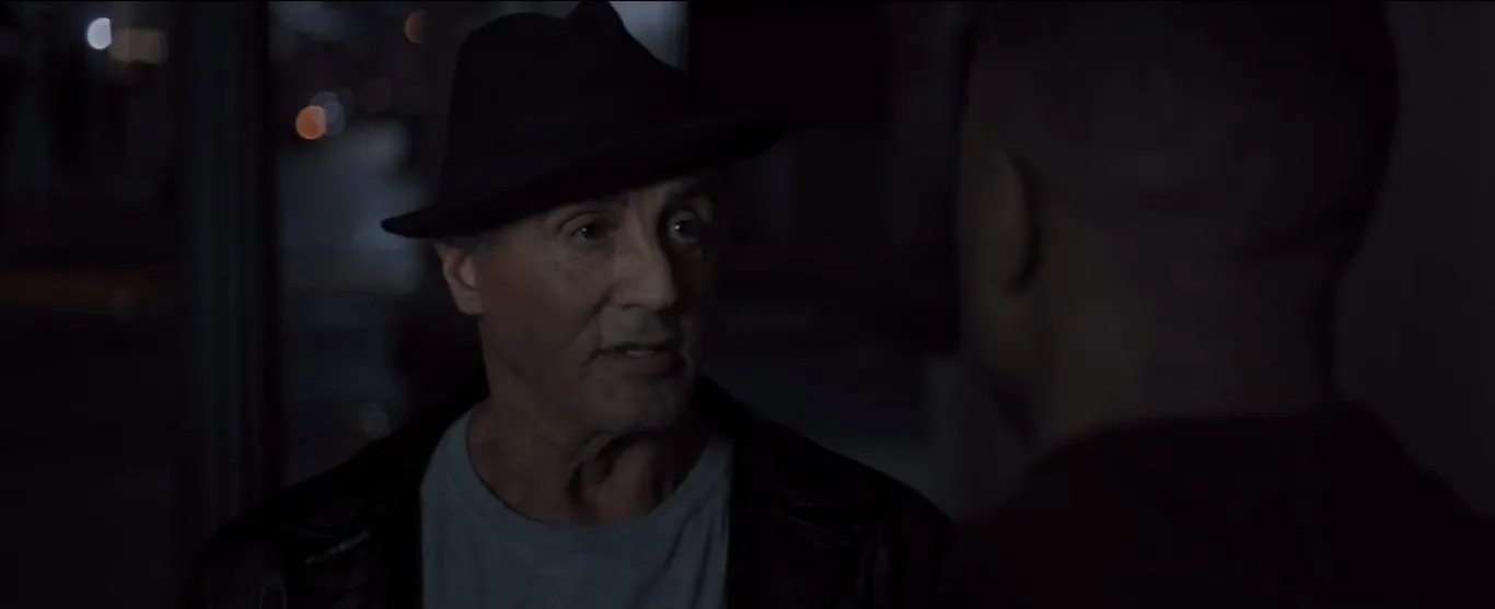 Sylvester Stallone and Michael B. Jordan in Creed II (2018)