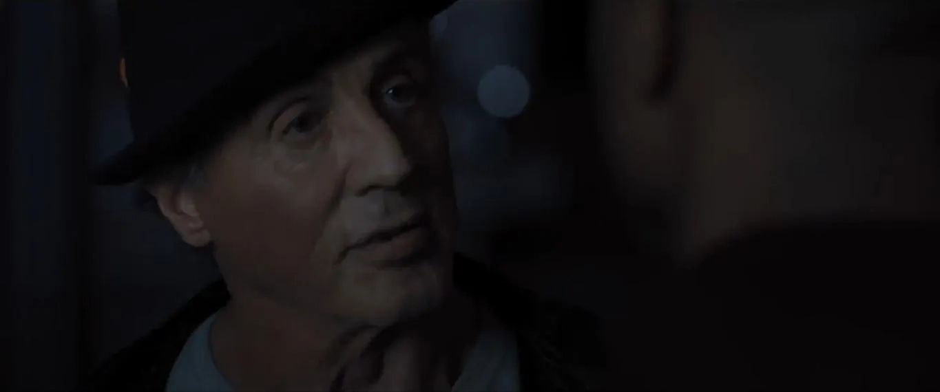 Sylvester Stallone and Michael B. Jordan in Creed II (2018)