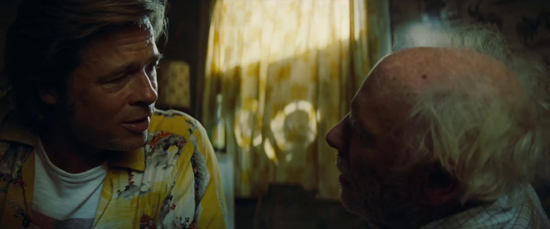 Brad Pitt and Bruce Dern in Once Upon a Time in Hollywood (2019)