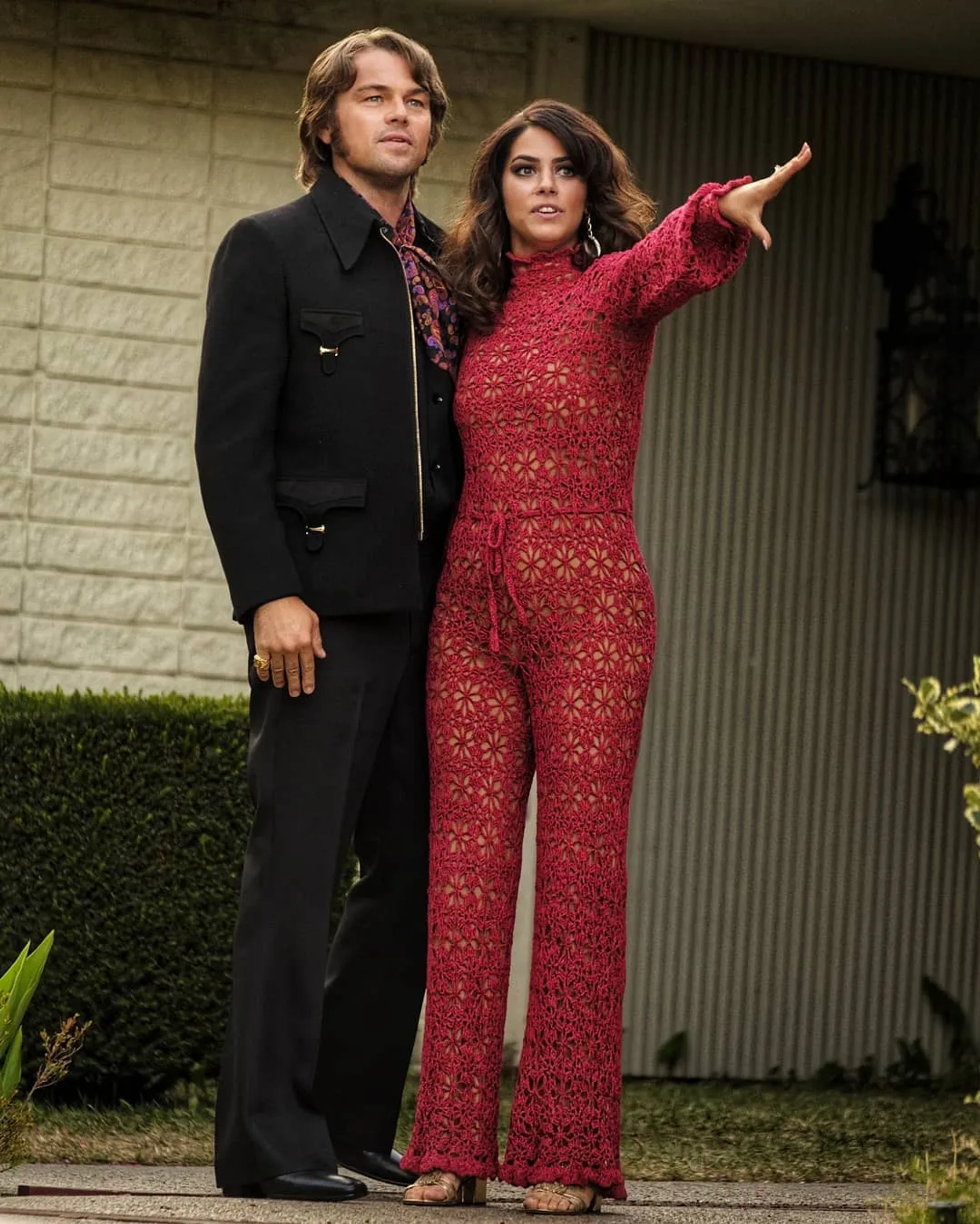 Leonardo DiCaprio and Lorenza Izzo in Once Upon a Time in Hollywood (2019)