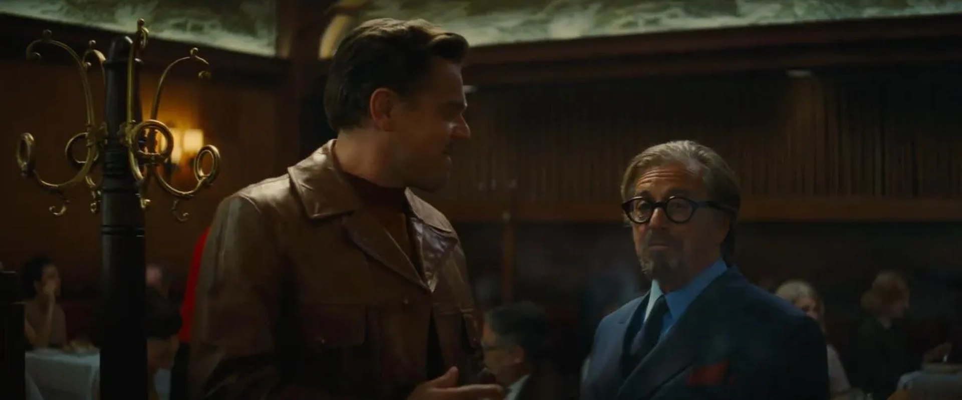 Leonardo DiCaprio and Al Pacino in Once Upon a Time in Hollywood (2019)