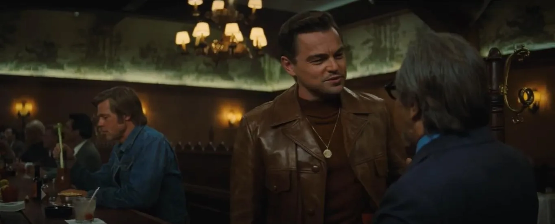 Brad Pitt, Leonardo DiCaprio, and Al Pacino in Once Upon a Time in Hollywood (2019)