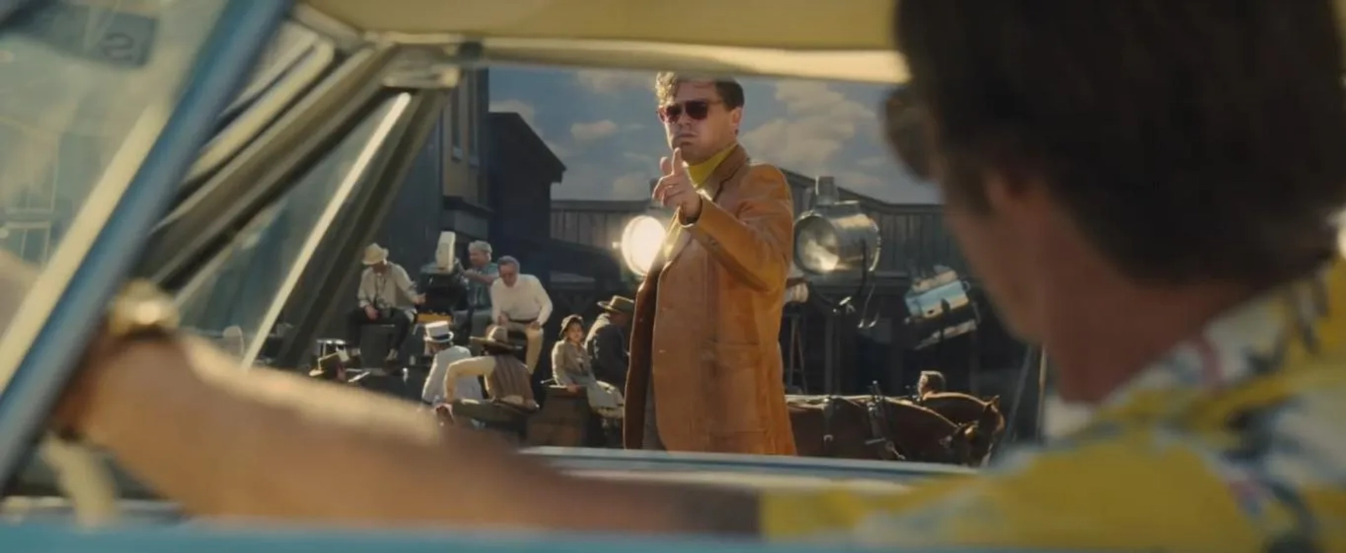 Brad Pitt and Leonardo DiCaprio in Once Upon a Time in Hollywood (2019)