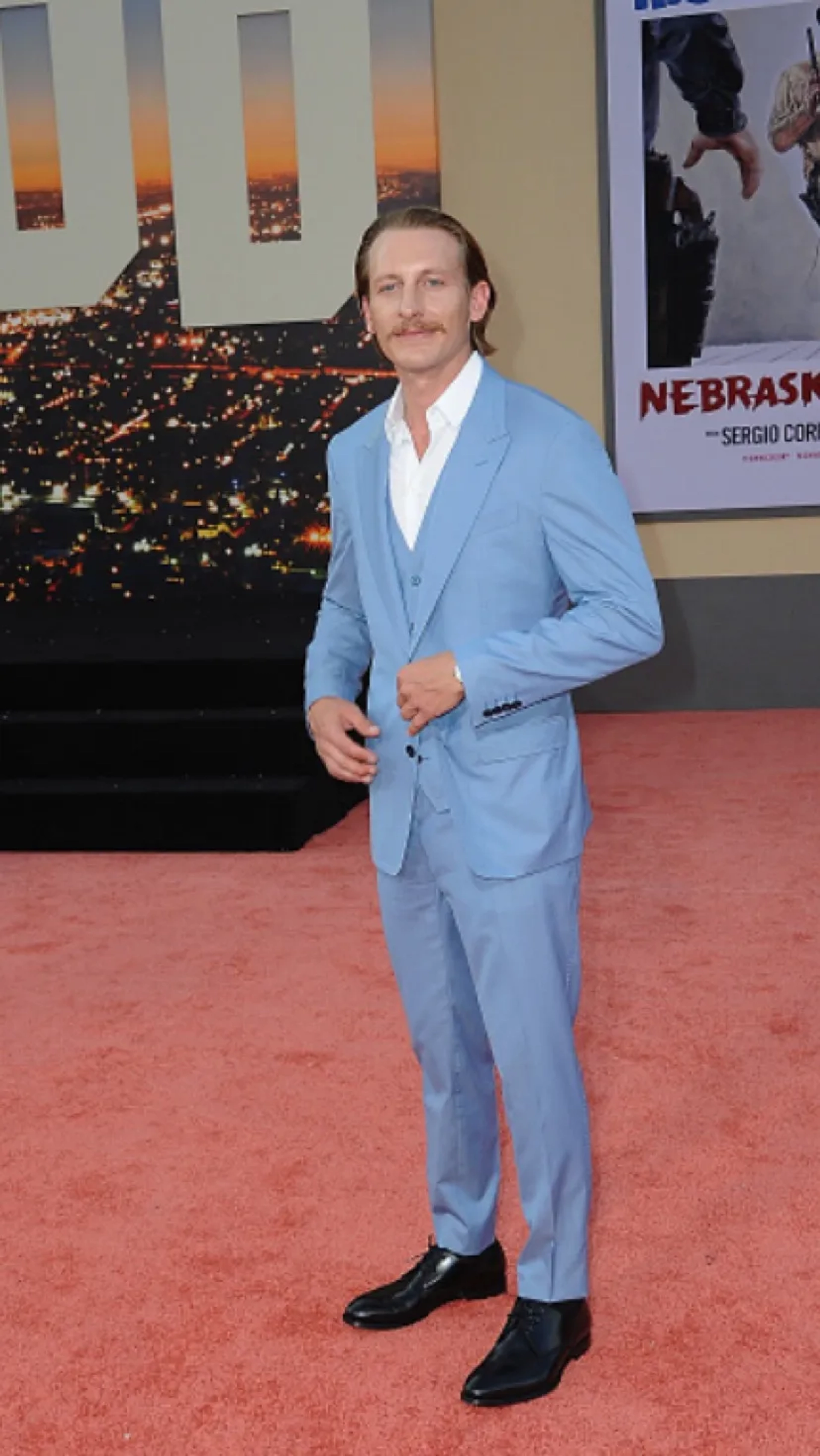 Actor, James Landry Hébert, attends the red carpet premiere of Once Upon a Time in Hollywood