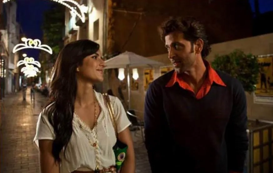 Hrithik Roshan and Katrina Kaif in Zindagi Na Milegi Dobara (2011)