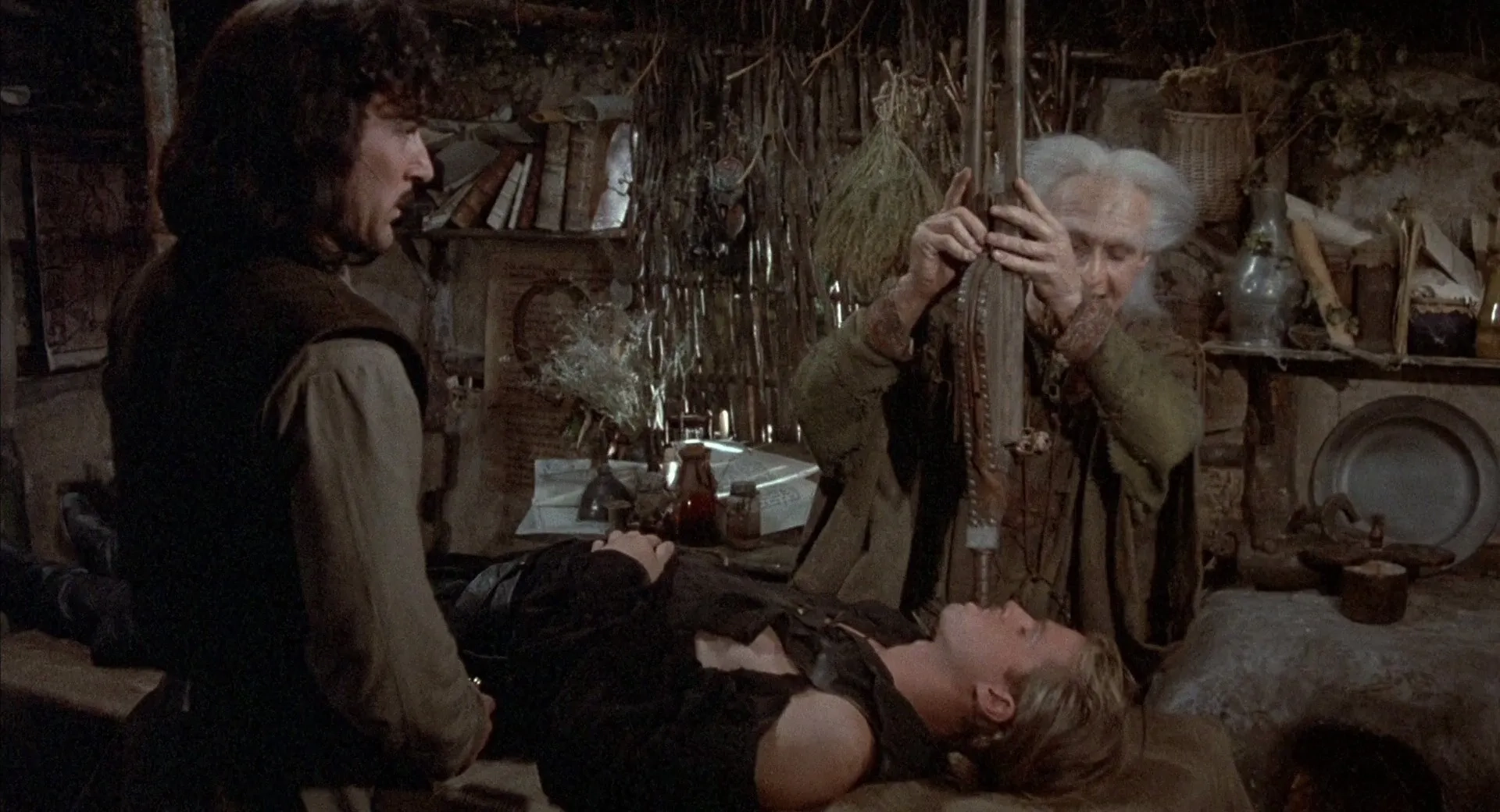 Cary Elwes, Billy Crystal, and Mandy Patinkin in The Princess Bride (1987)