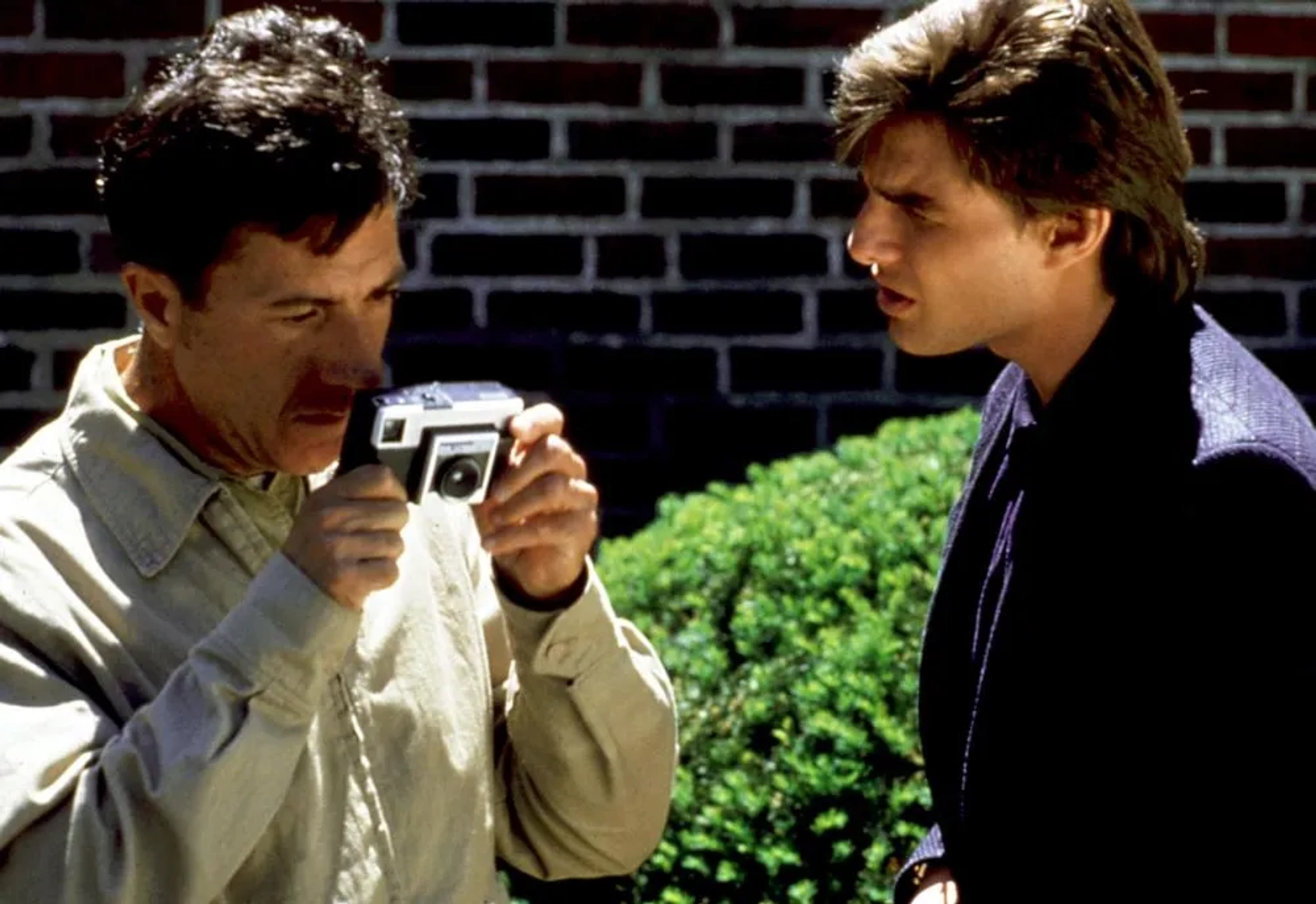 Tom Cruise and Dustin Hoffman in Rain Man (1988)