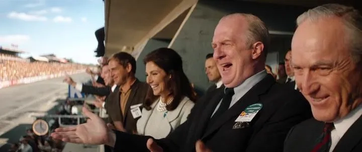 Tracy Letts, Josh Lucas, and Marisa Petroro in Ford v Ferrari (2019)