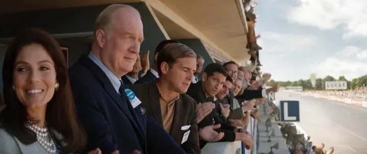 Tracy Letts, Josh Lucas, Marisa Petroro, and Jon Bernthal in Ford v Ferrari (2019)