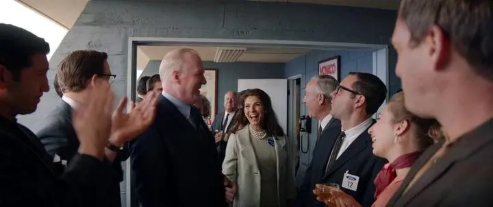 Tracy Letts, Josh Lucas, Marisa Petroro, and Jon Bernthal in Ford v Ferrari (2019)