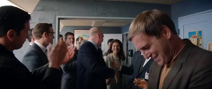 Tracy Letts, Josh Lucas, Marisa Petroro, and Jon Bernthal in Ford v Ferrari (2019)