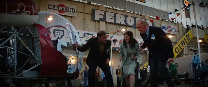 Tracy Letts, Josh Lucas, and Marisa Petroro in Ford v Ferrari (2019)