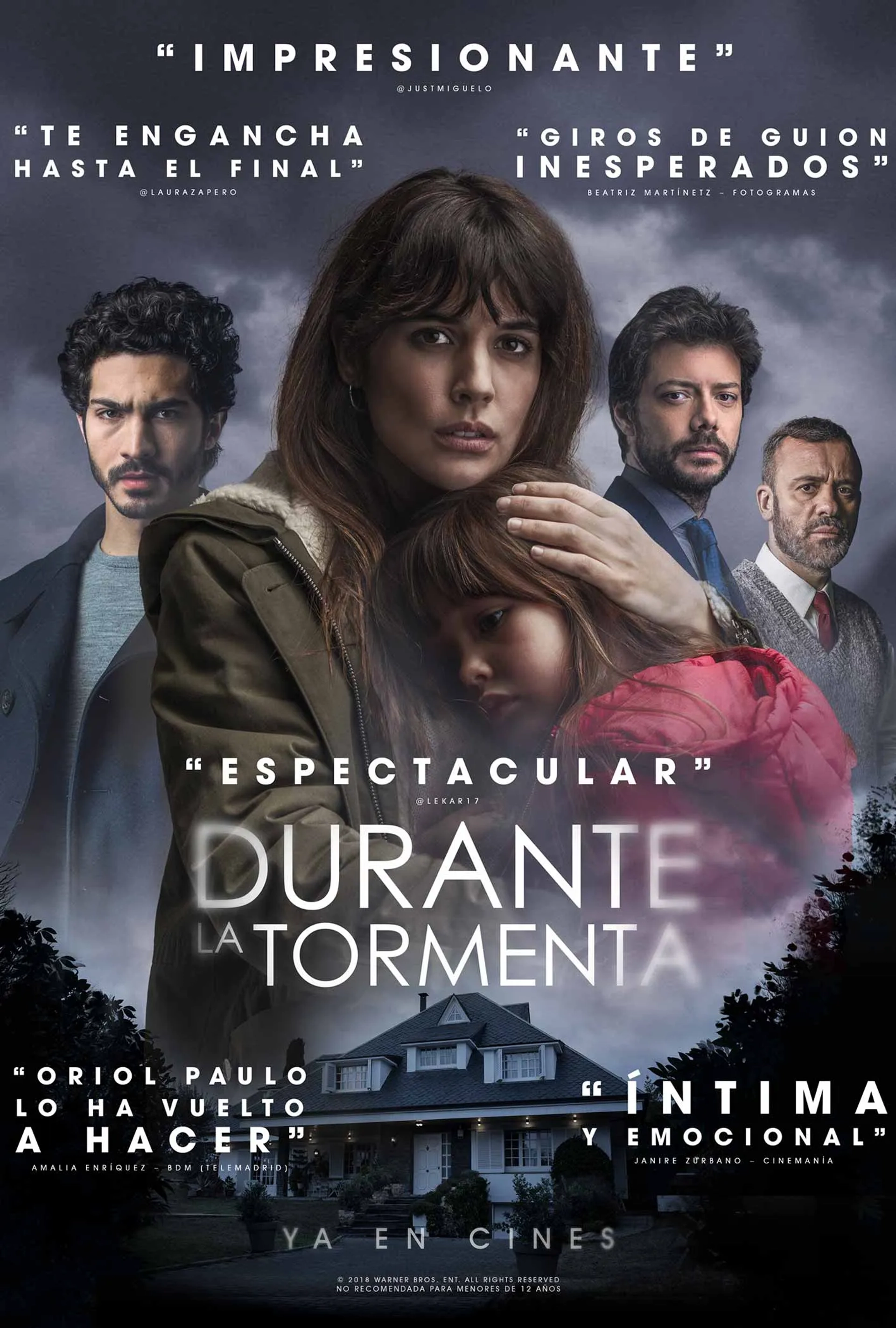 Javier Gutiérrez, Adriana Ugarte, Álvaro Morte, Chino Darín, and Luna Fulgencio in Mirage (2018)