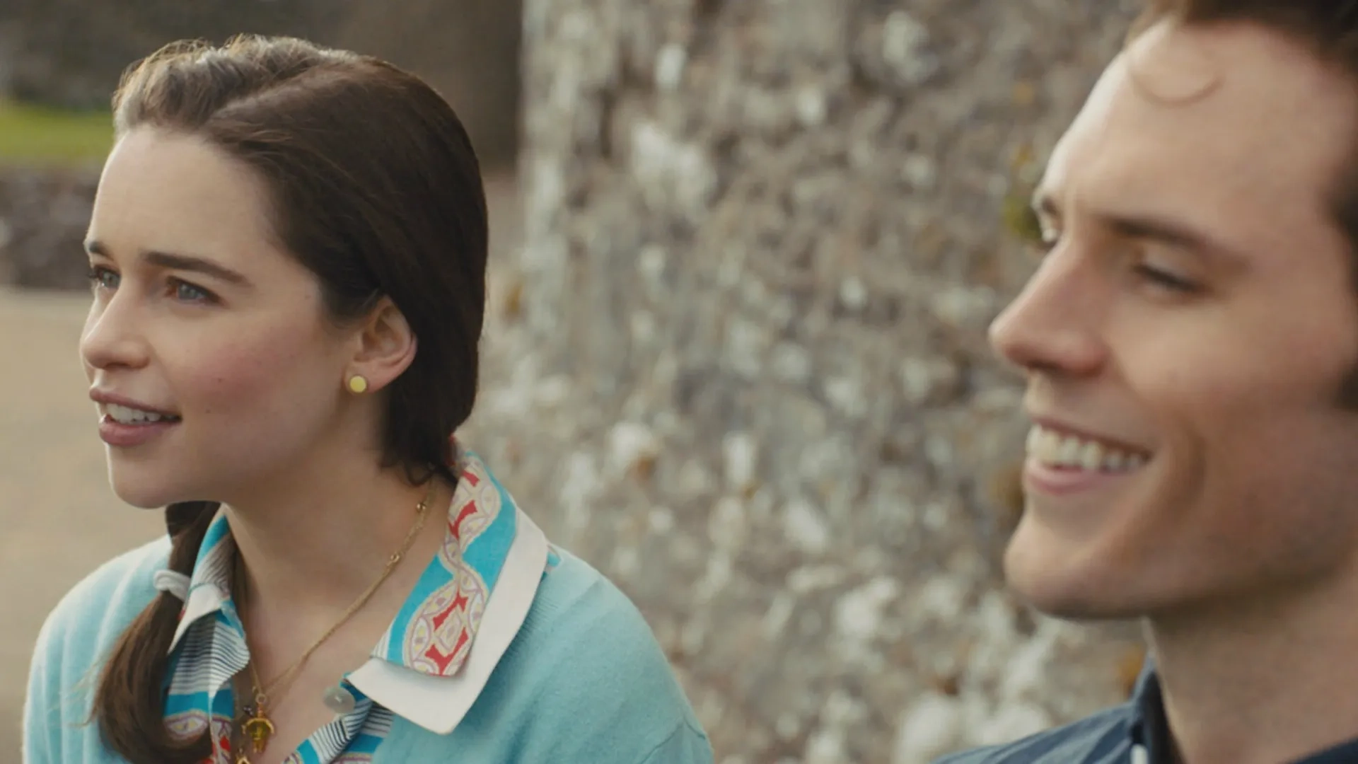 Sam Claflin and Emilia Clarke in Me Before You (2016)