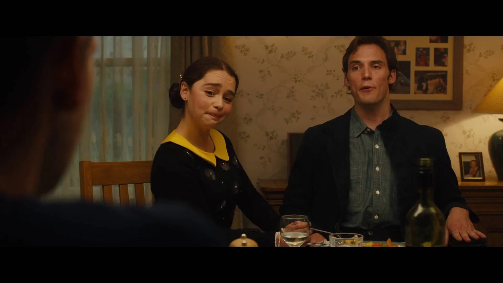 Sam Claflin and Emilia Clarke in Me Before You (2016)