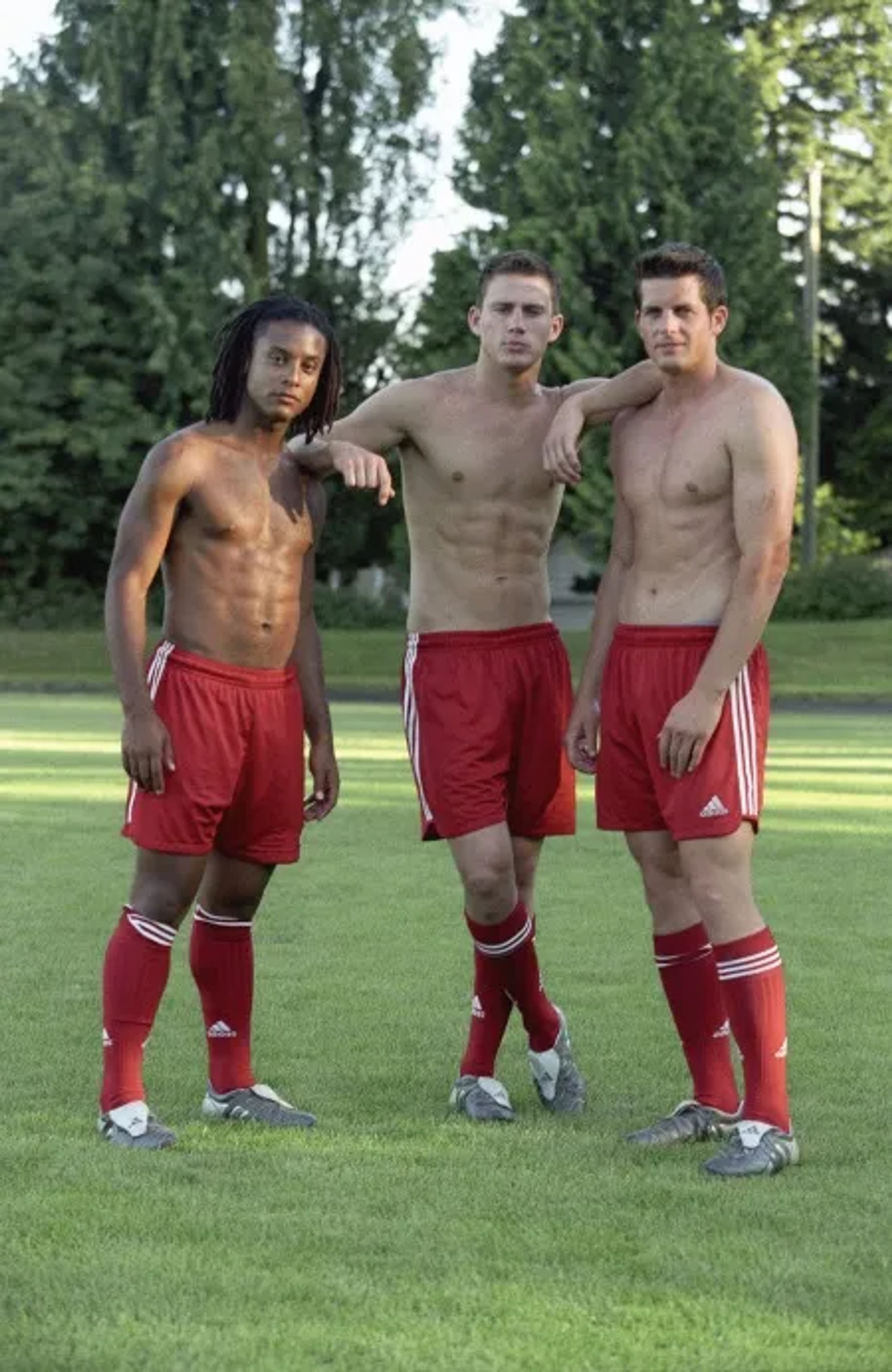 Channing Tatum, Brandon Jay McLaren, and Clifton MaCabe Murray in She's the Man (2006)