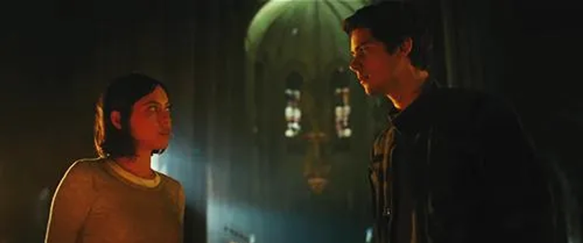 Dylan O'Brien and Rosa Salazar in Maze Runner: The Death Cure (2018)