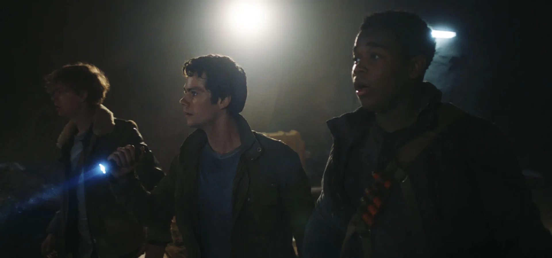 Thomas Brodie-Sangster, Dexter Darden, and Dylan O'Brien in Maze Runner: The Death Cure (2018)