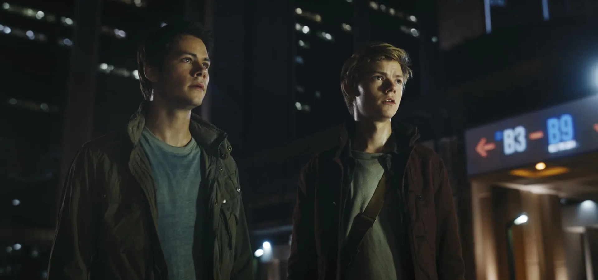 Thomas Brodie-Sangster and Dylan O'Brien in Maze Runner: The Death Cure (2018)