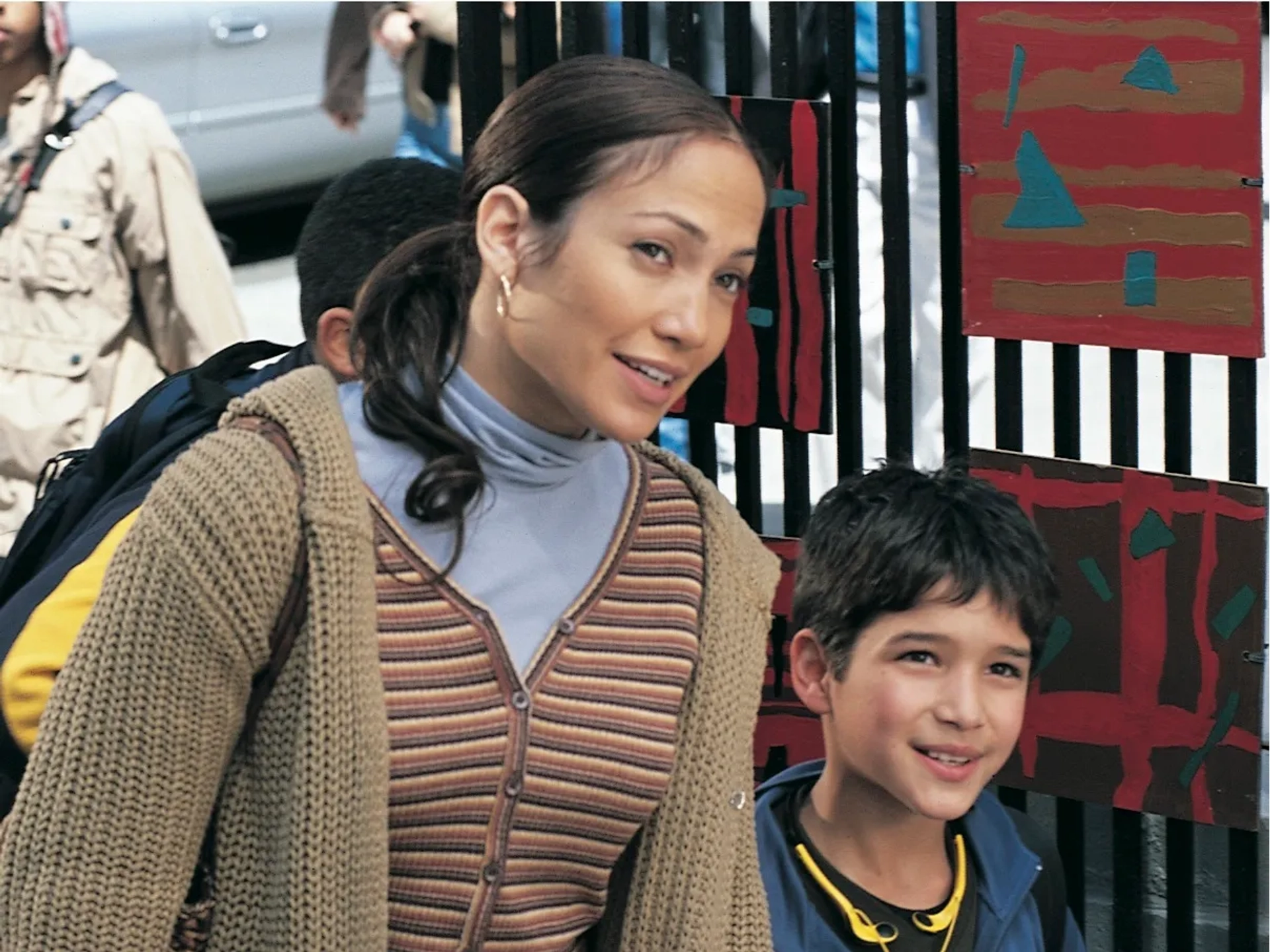 Jennifer Lopez and Tyler Posey in Maid in Manhattan (2002)