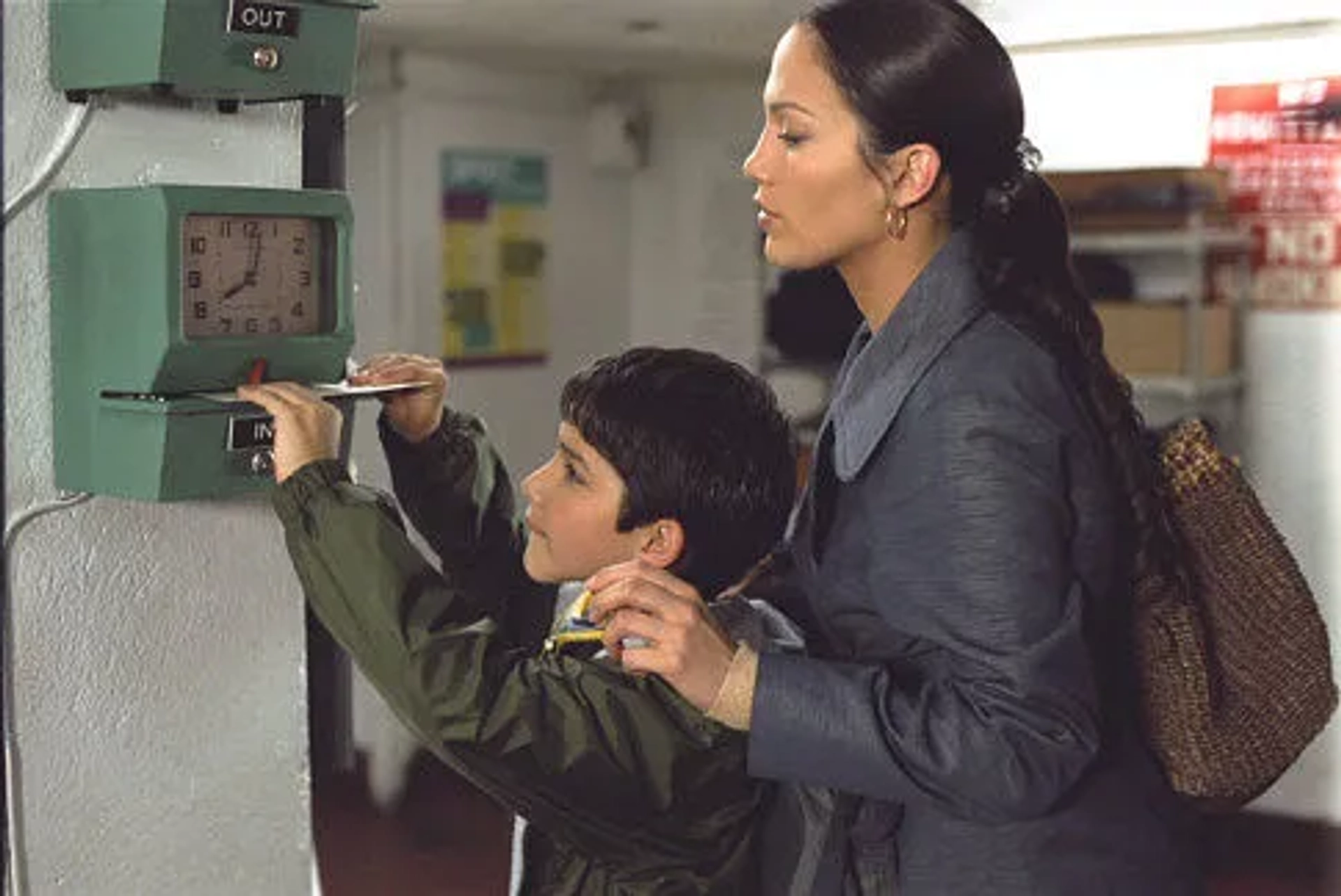 Jennifer Lopez and Tyler Posey in Maid in Manhattan (2002)