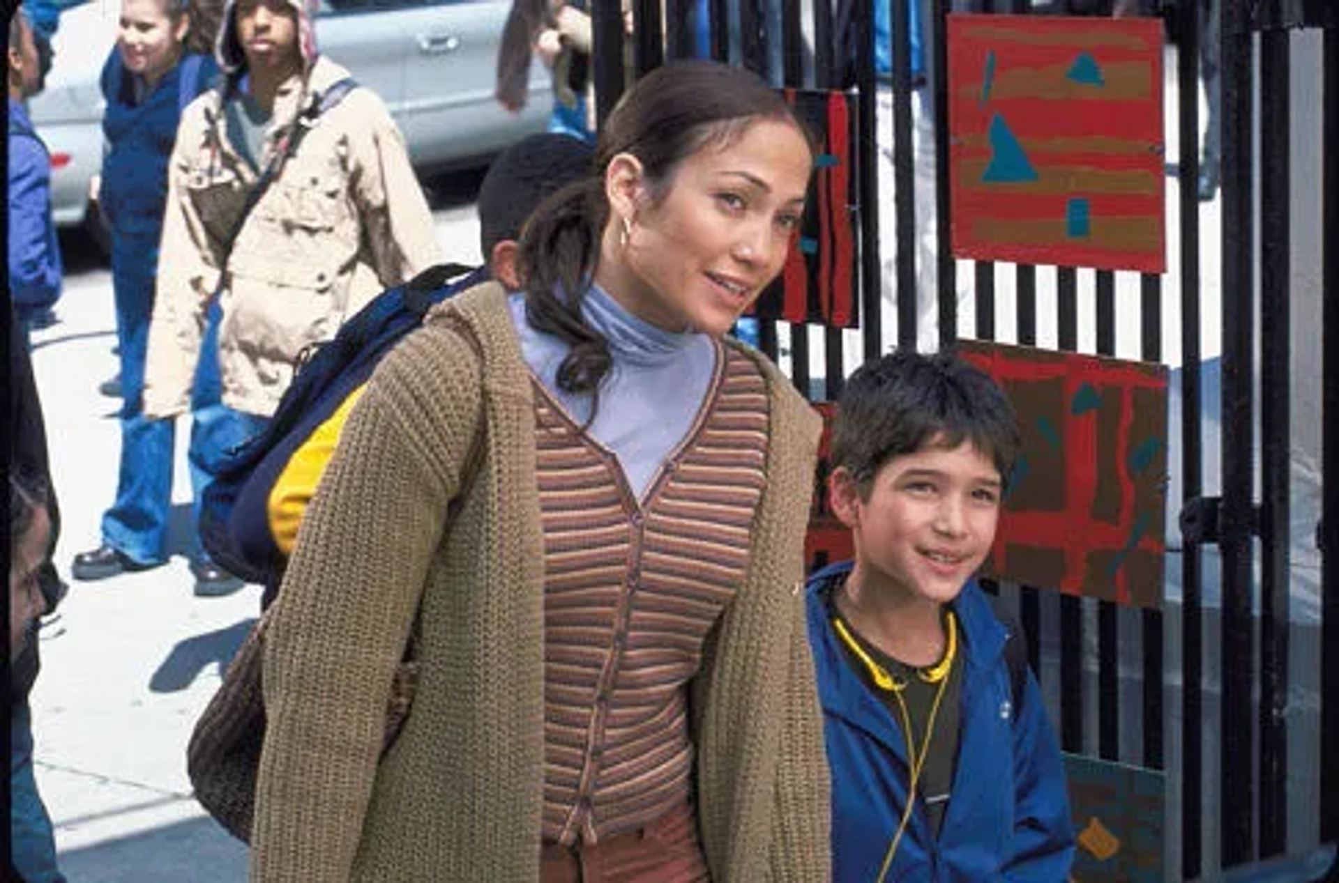 Jennifer Lopez and Tyler Posey in Maid in Manhattan (2002)