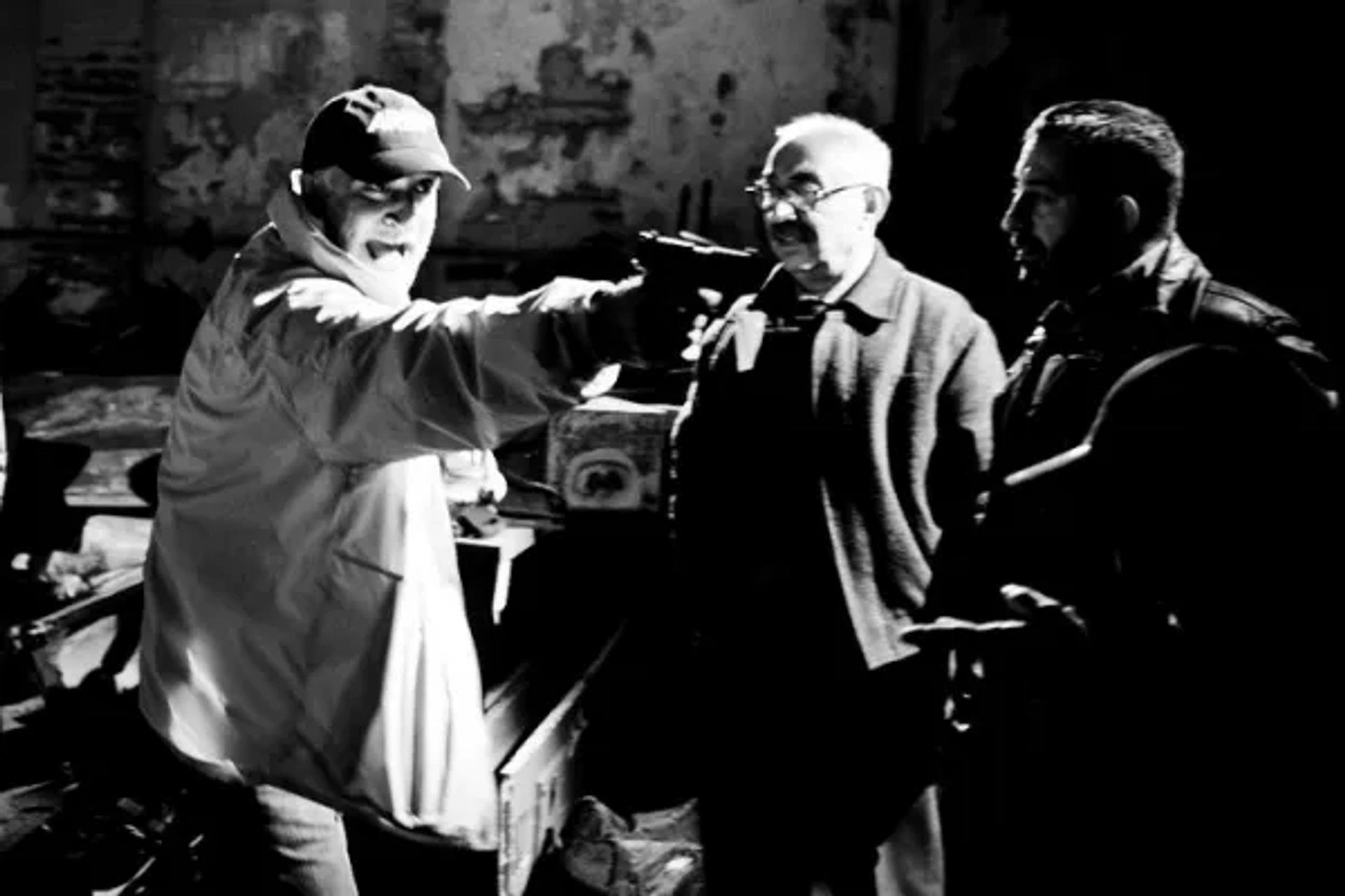 Sener Sen, Yavuz Turgul, and Cem Yilmaz in Hunting Season (2010)