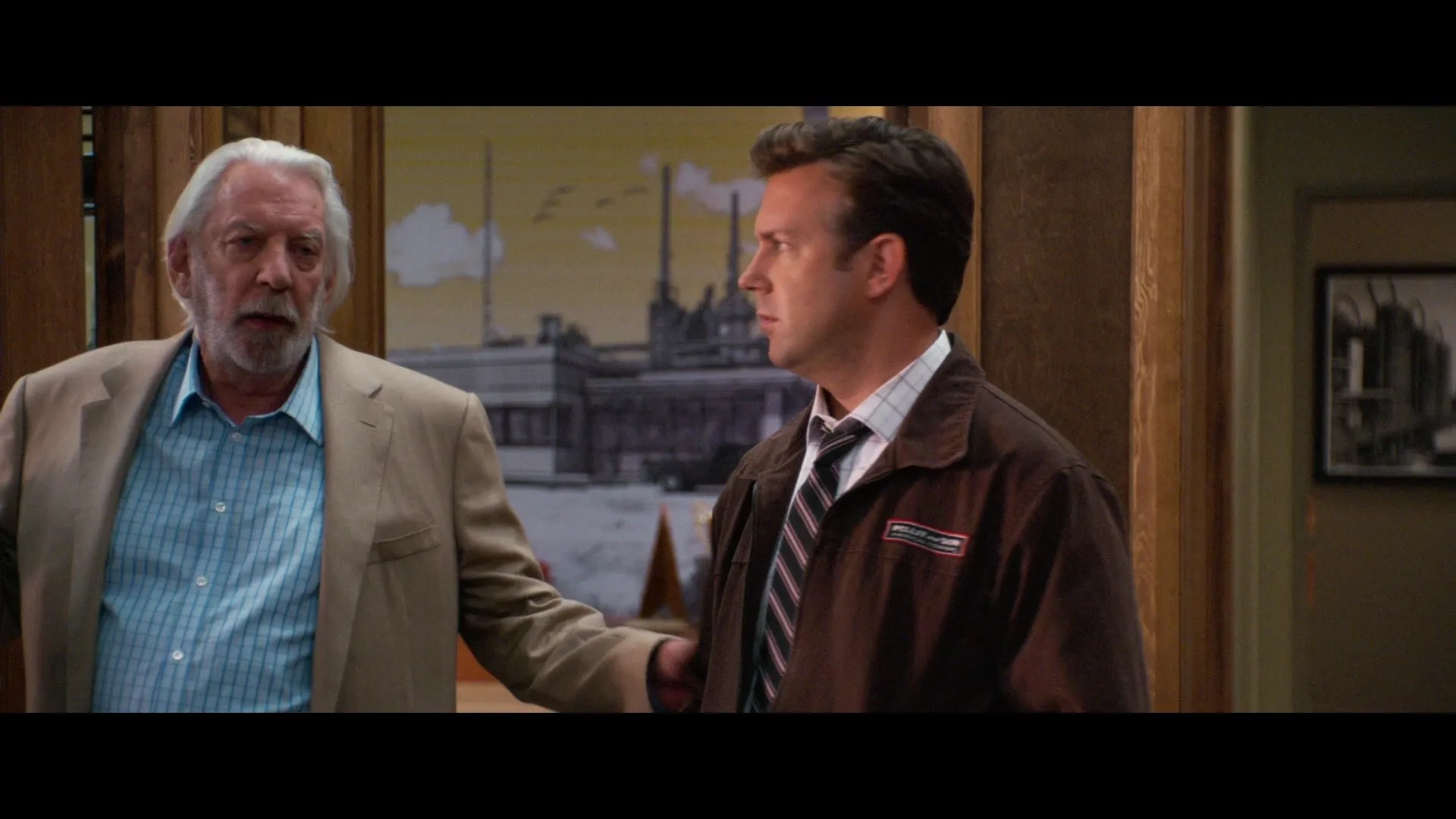 Donald Sutherland and Jason Bateman in Horrible Bosses (2011)