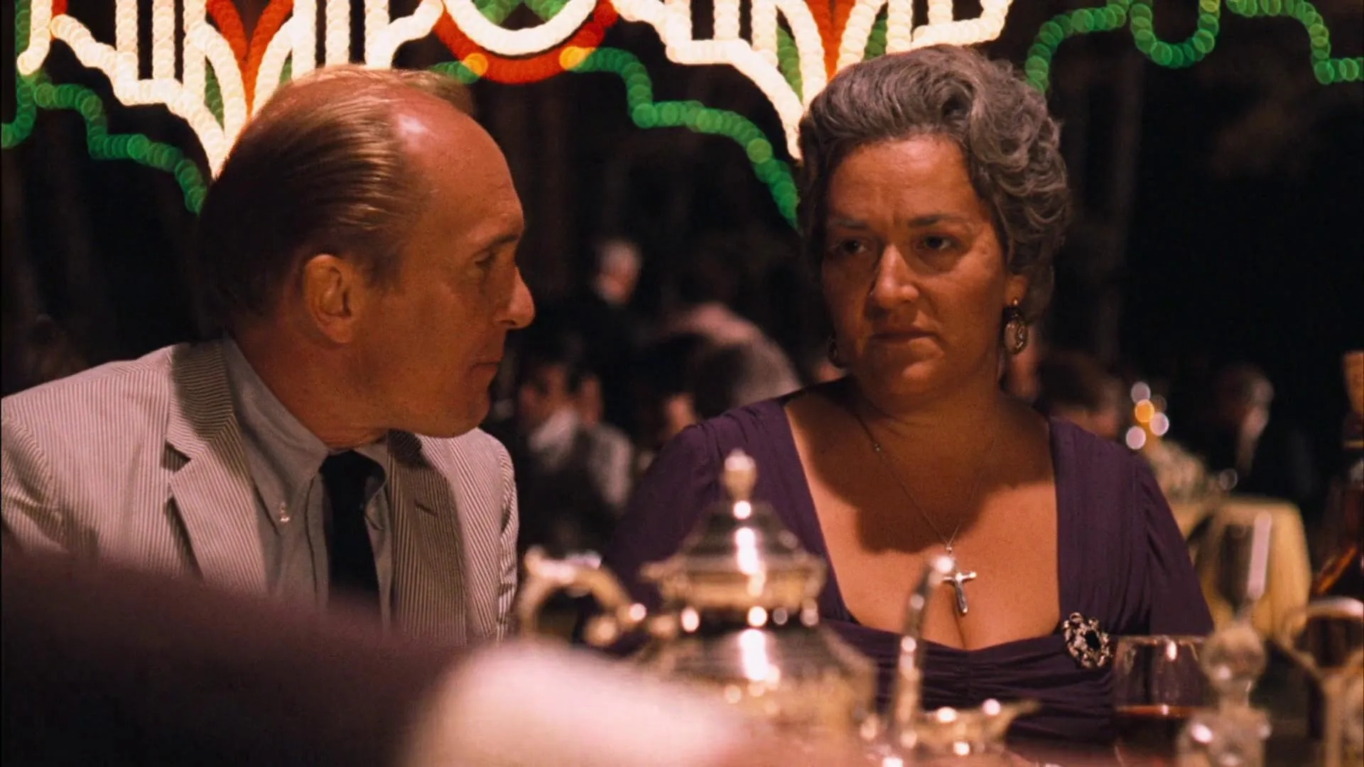 Robert Duvall and Morgana King in The Godfather Part II (1974)