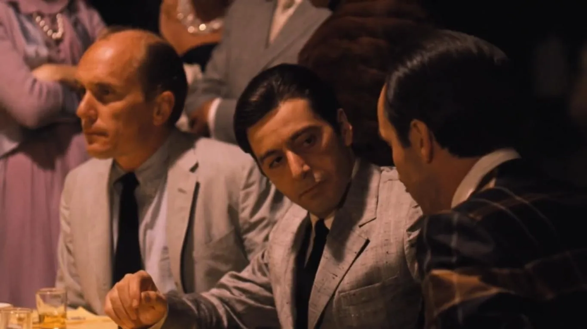 Al Pacino, Robert Duvall, and John Cazale in The Godfather Part II (1974)