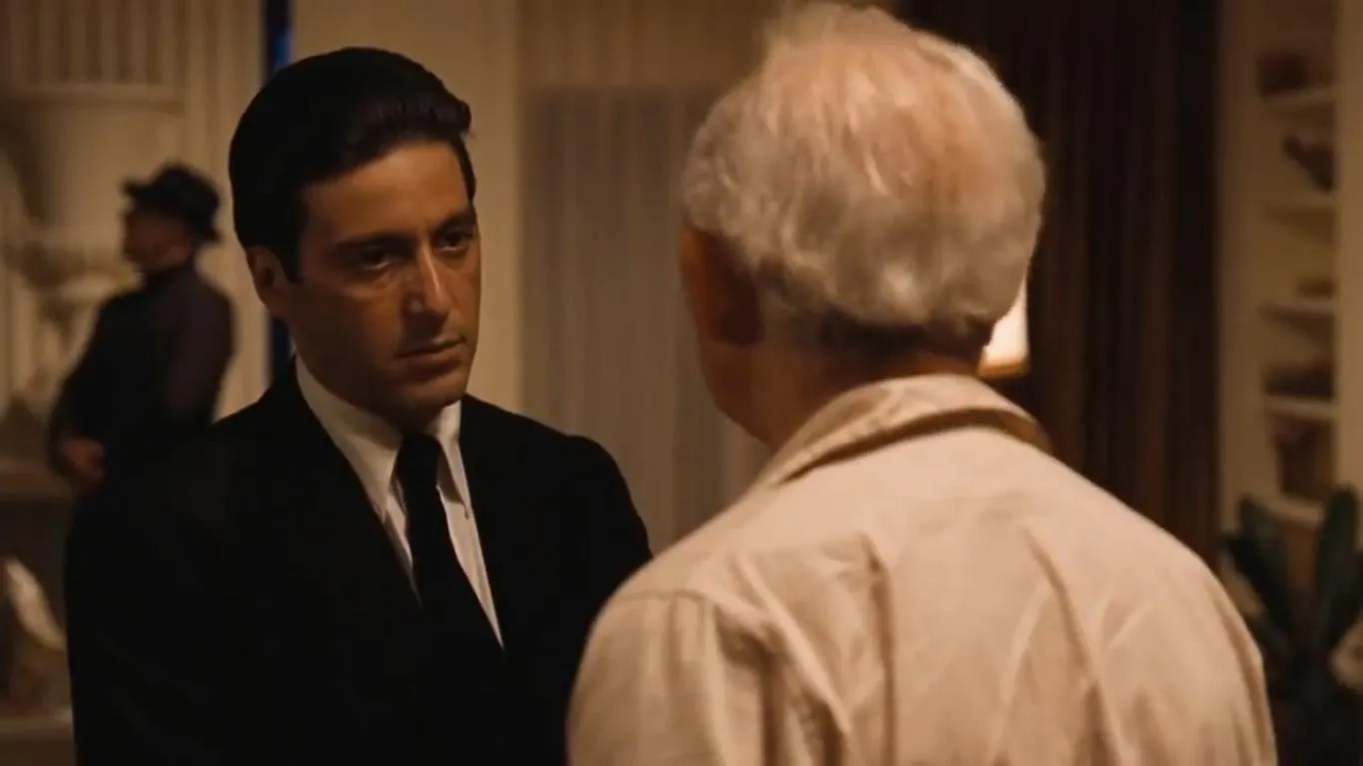 Al Pacino and Lee Strasberg in The Godfather Part II (1974)