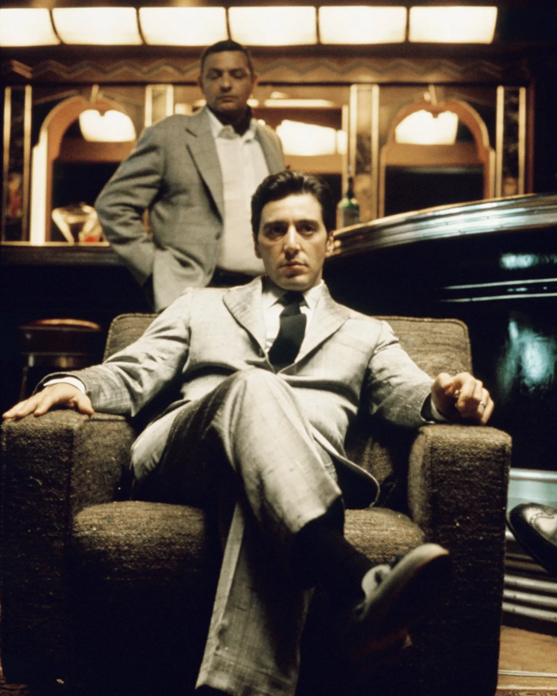 Al Pacino and Richard Bright in The Godfather Part II (1974)