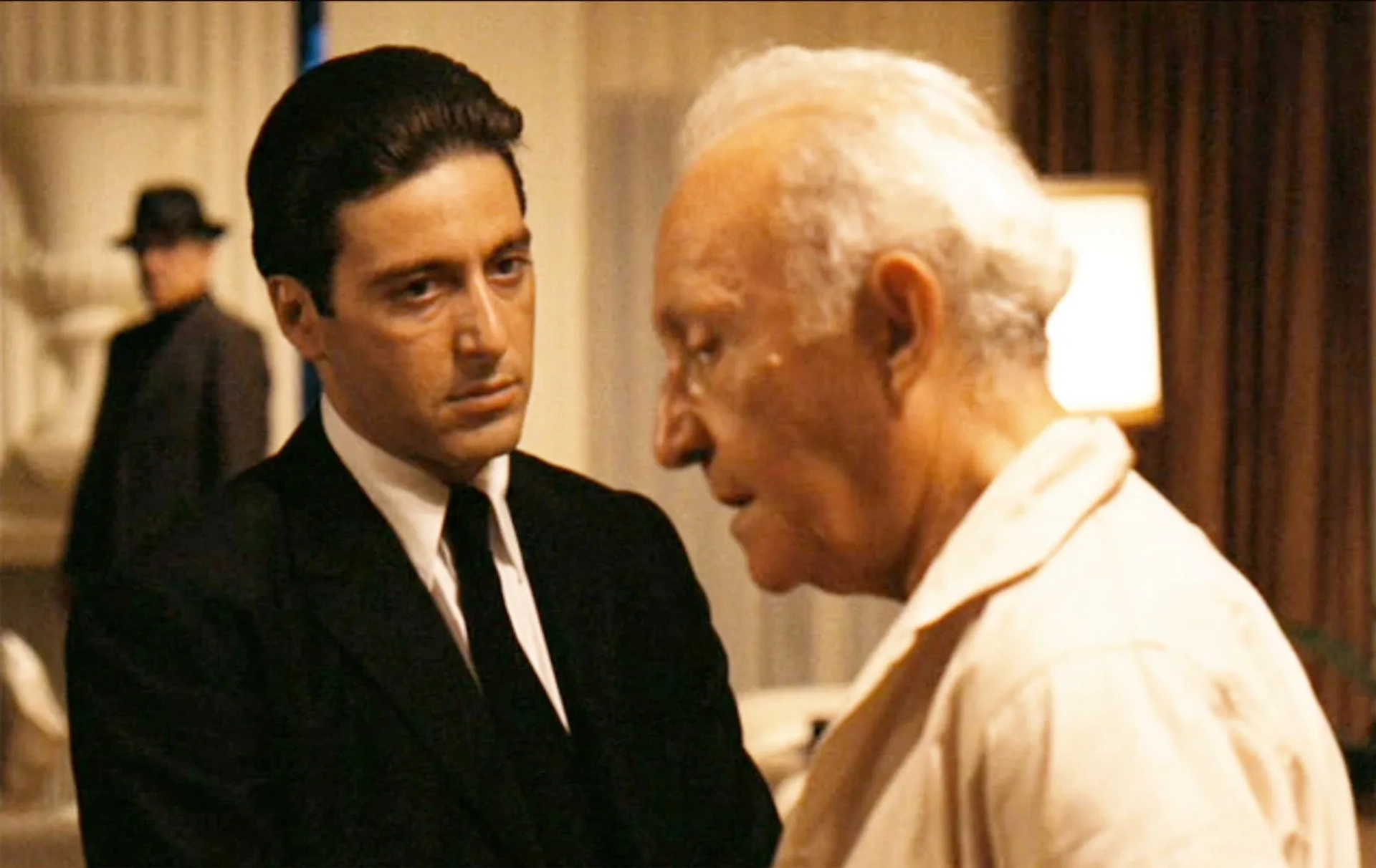 Al Pacino and Lee Strasberg in The Godfather Part II (1974)