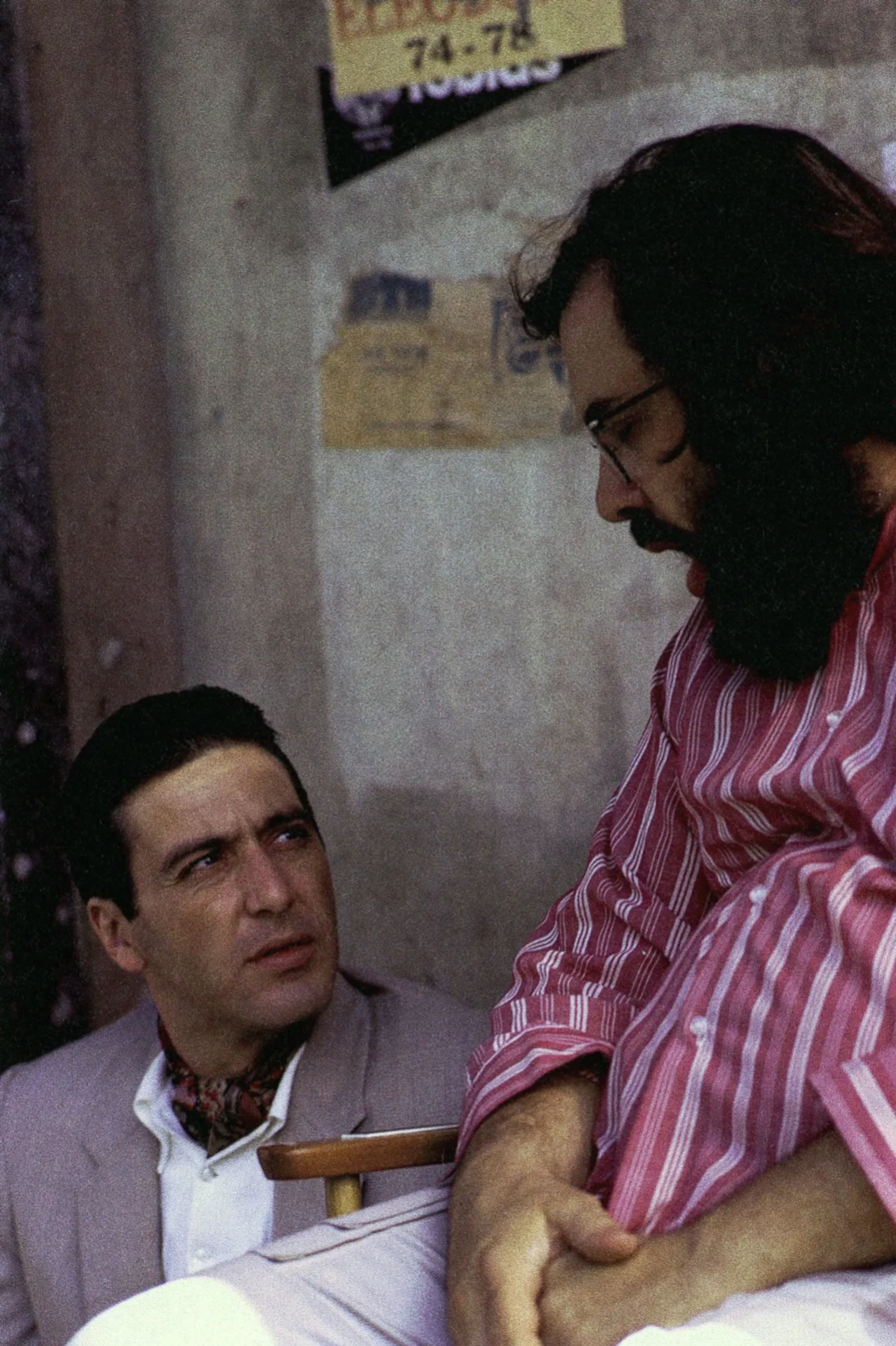 Al Pacino and Francis Ford Coppola in The Godfather Part II (1974)