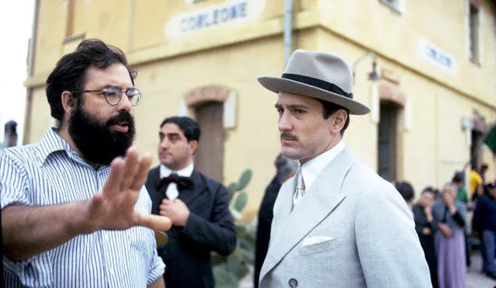 Robert De Niro and Francis Ford Coppola in The Godfather Part II (1974)