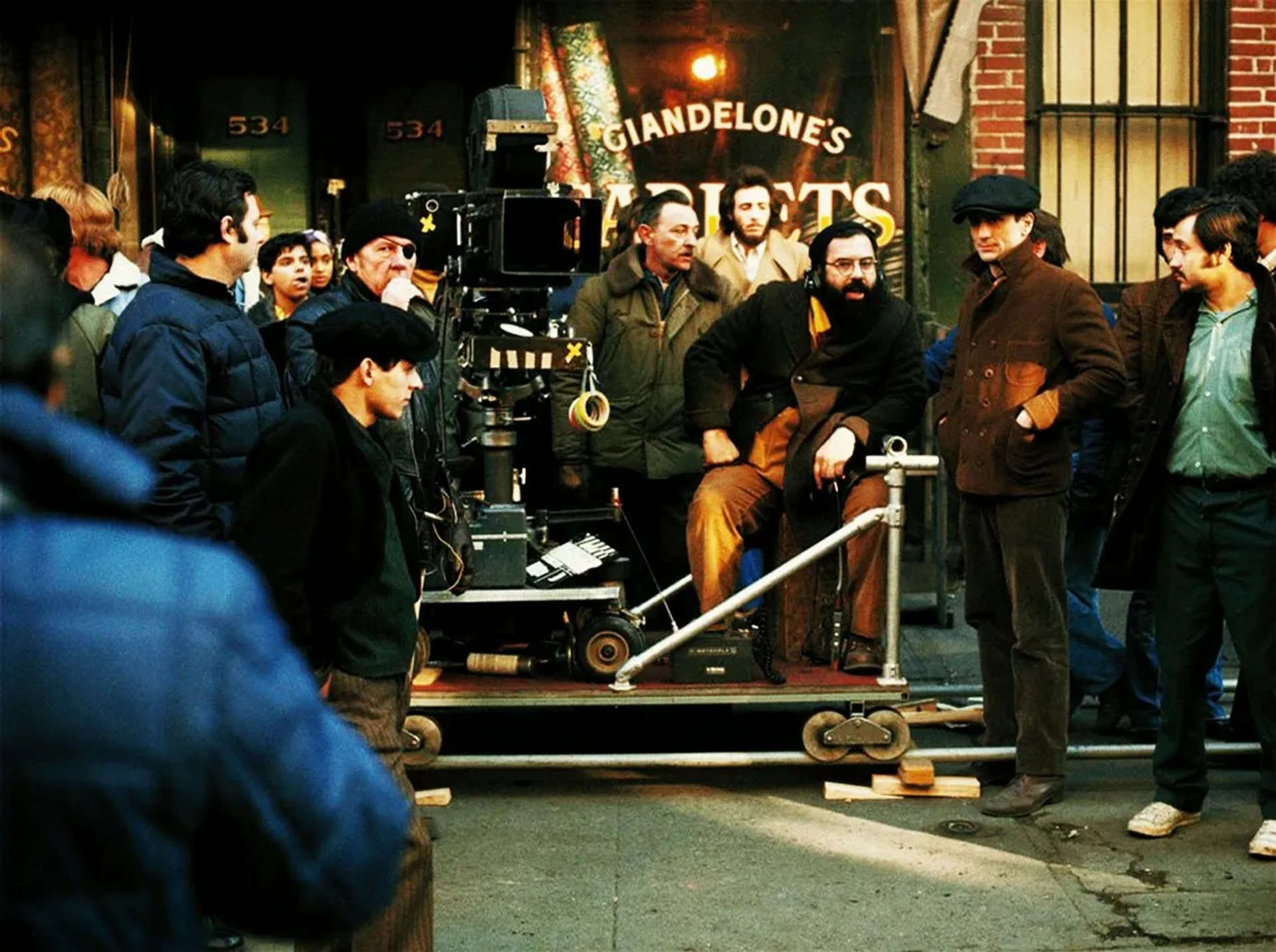 Robert De Niro and Francis Ford Coppola in The Godfather Part II (1974)