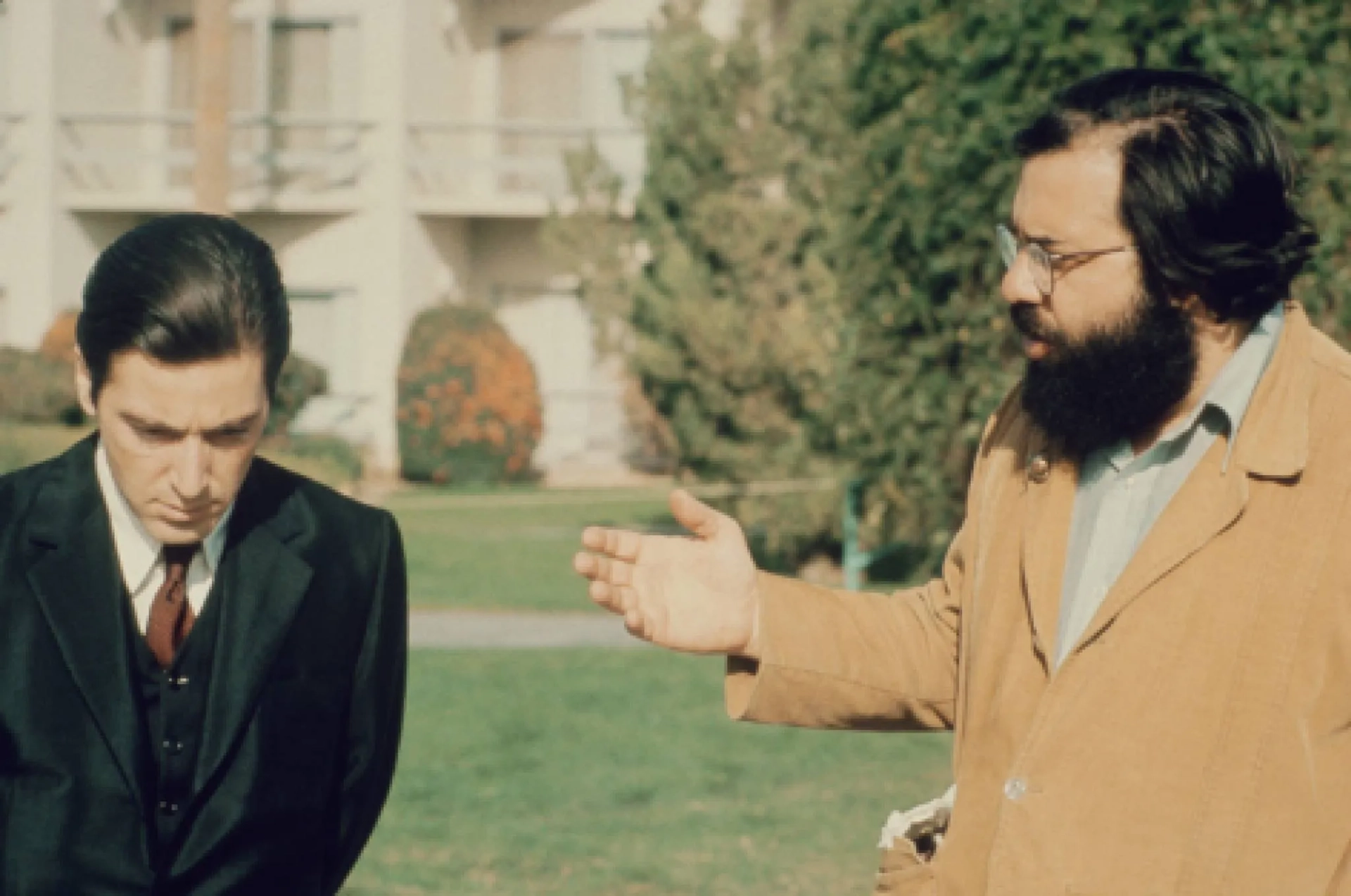 Al Pacino and Francis Ford Coppola in The Godfather Part II (1974)