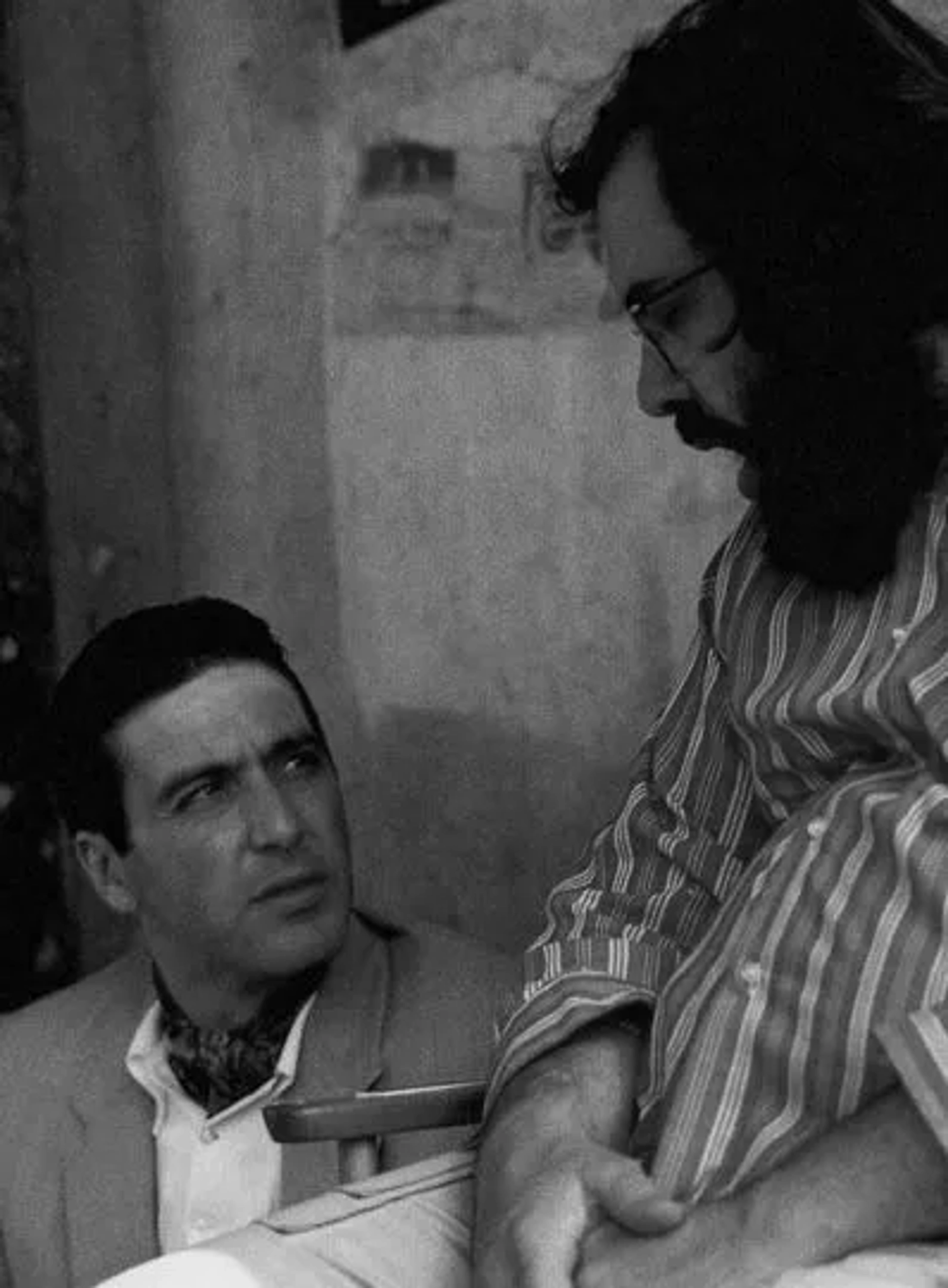 Al Pacino and Francis Ford Coppola in The Godfather Part II (1974)