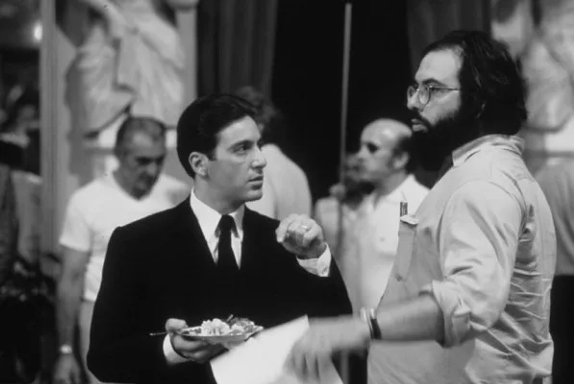 Al Pacino and Francis Ford Coppola in The Godfather Part II (1974)