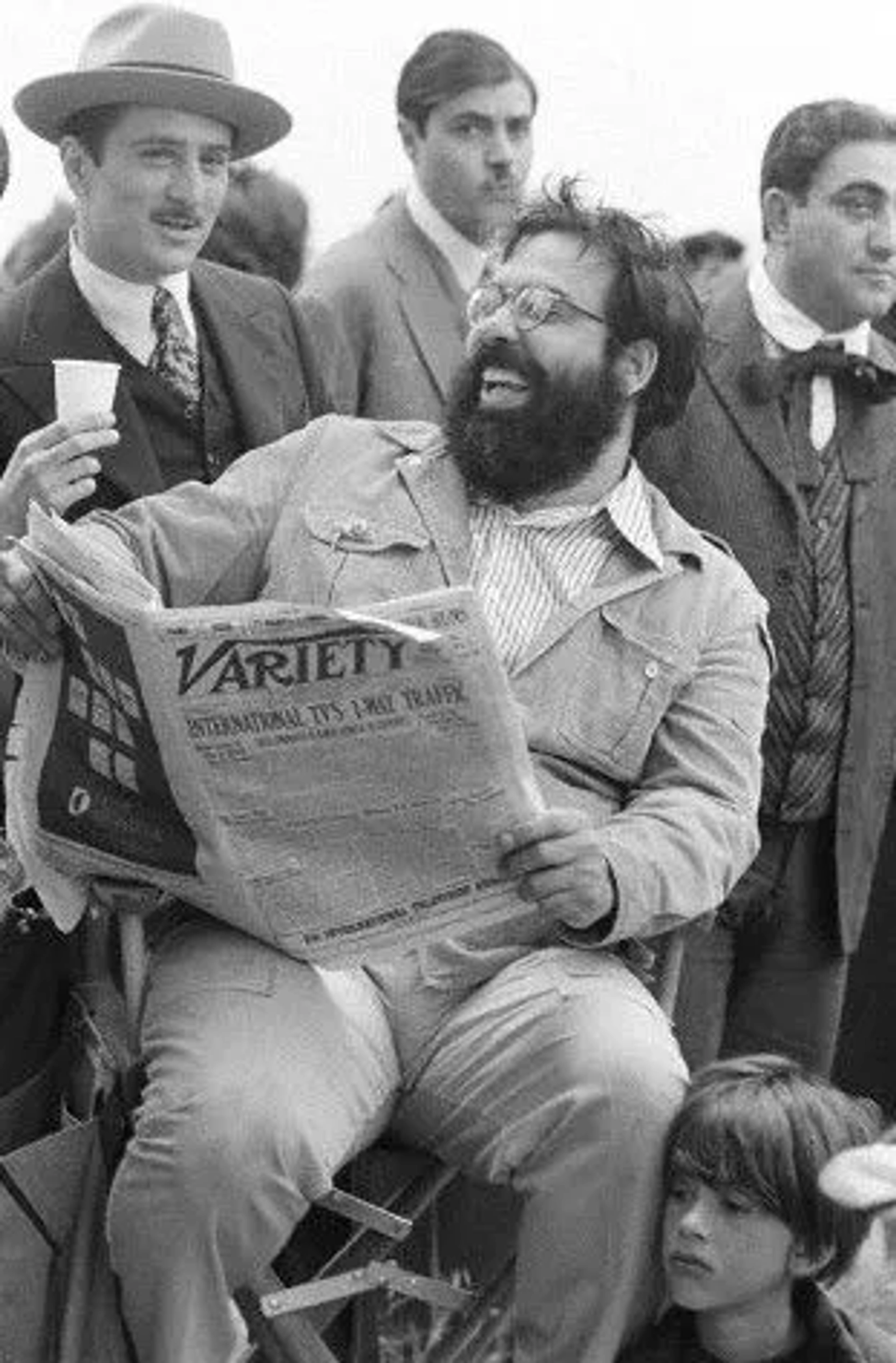 Robert De Niro and Francis Ford Coppola in The Godfather Part II (1974)