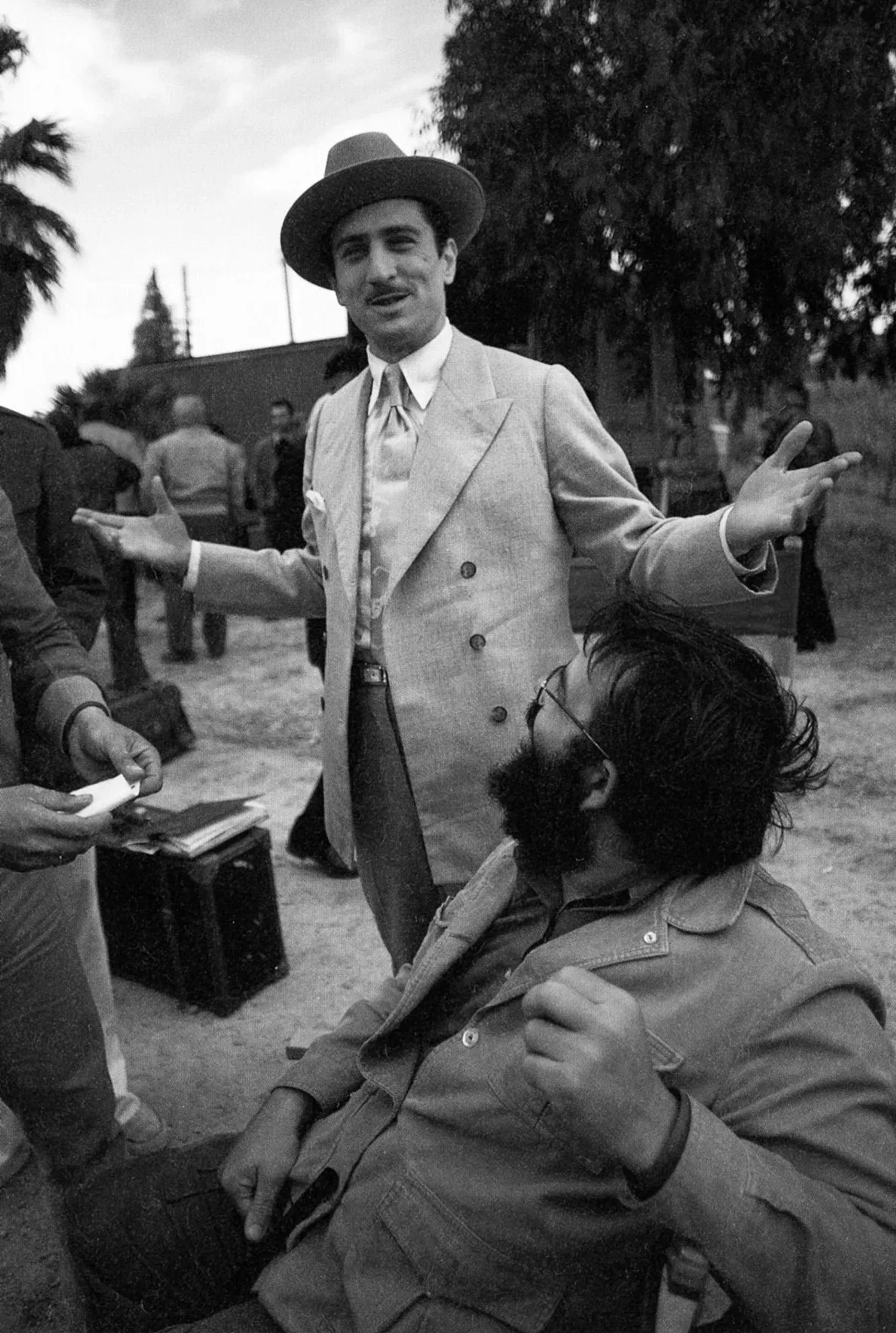 Robert De Niro and Francis Ford Coppola in The Godfather Part II (1974)