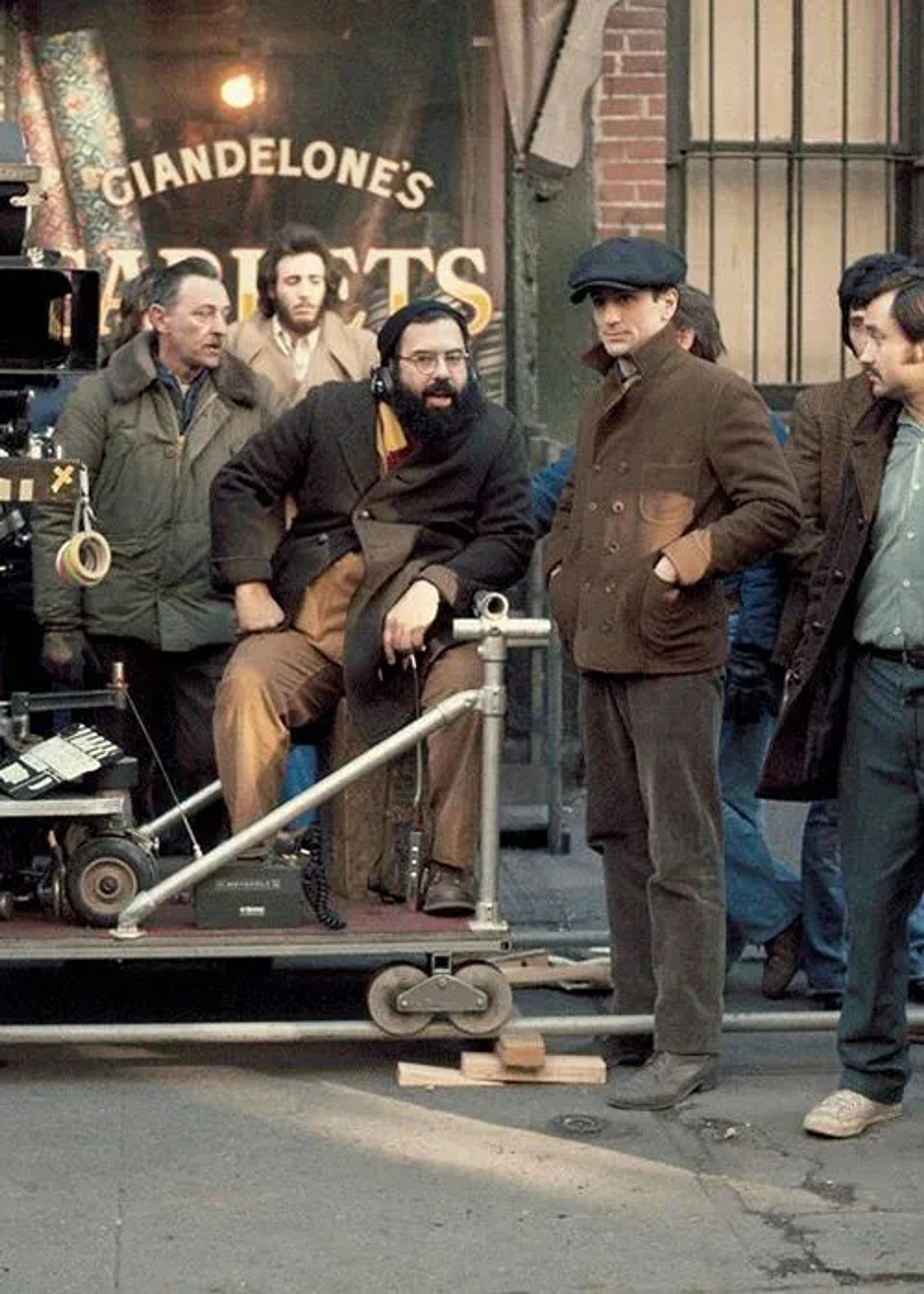 Robert De Niro and Francis Ford Coppola in The Godfather Part II (1974)