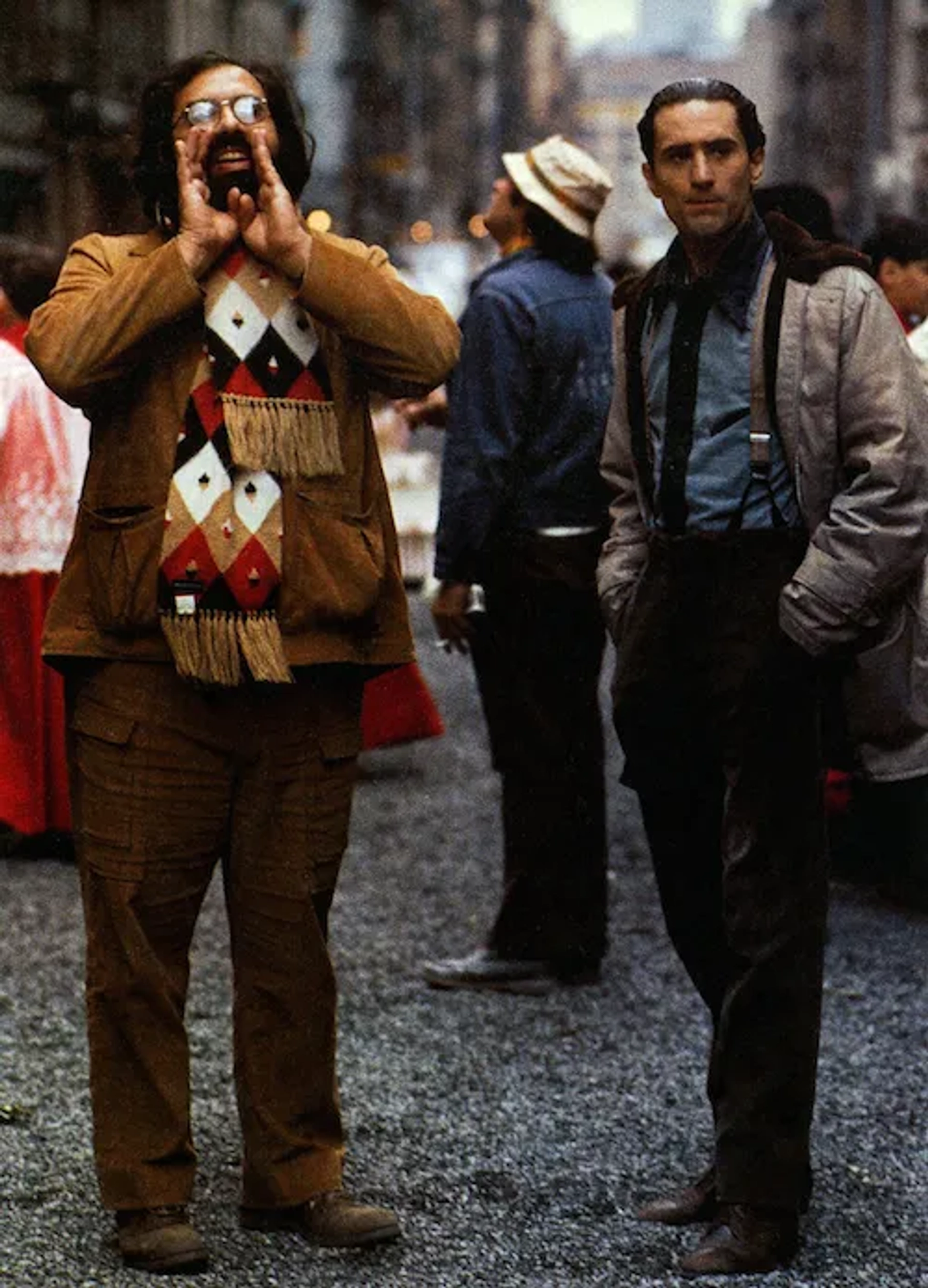 Robert De Niro and Francis Ford Coppola in The Godfather Part II (1974)